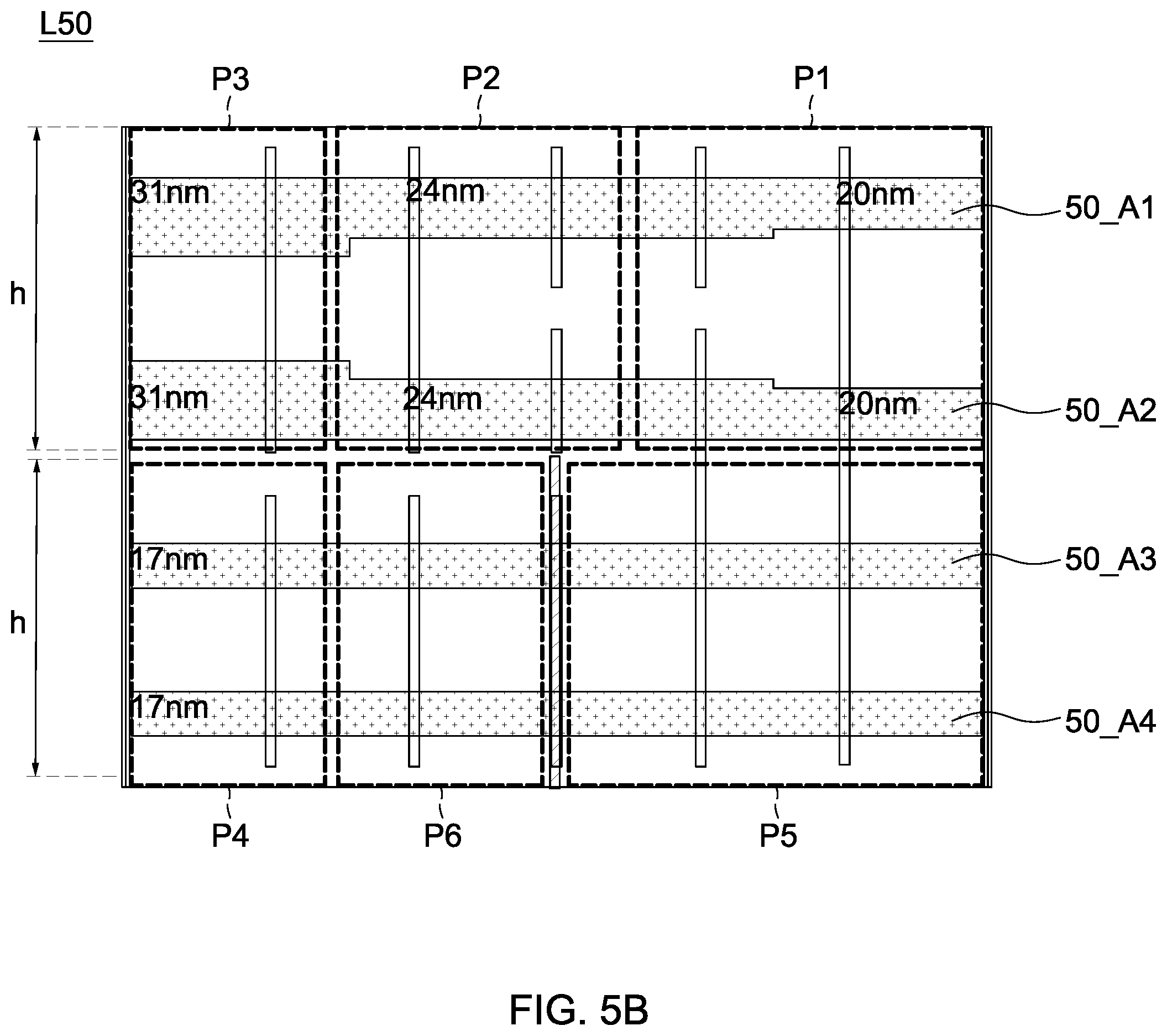 Patent US12414344 Figure 11 – Semiconductor device having active regions of different dimensions and method of manufacturing the same