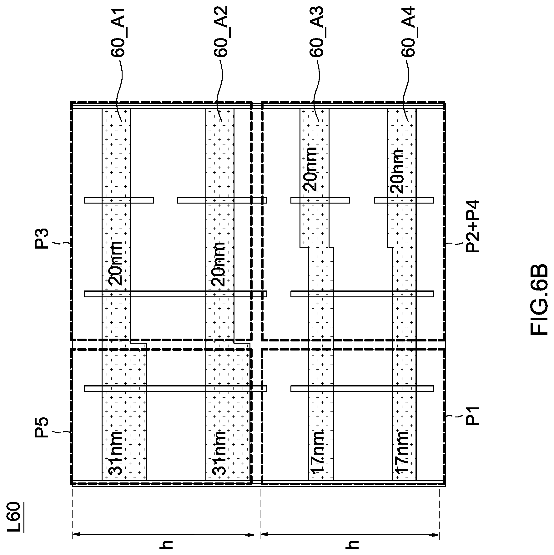 Patent US12414344 Figure 13 – Semiconductor device having active regions of different dimensions and method of manufacturing the same