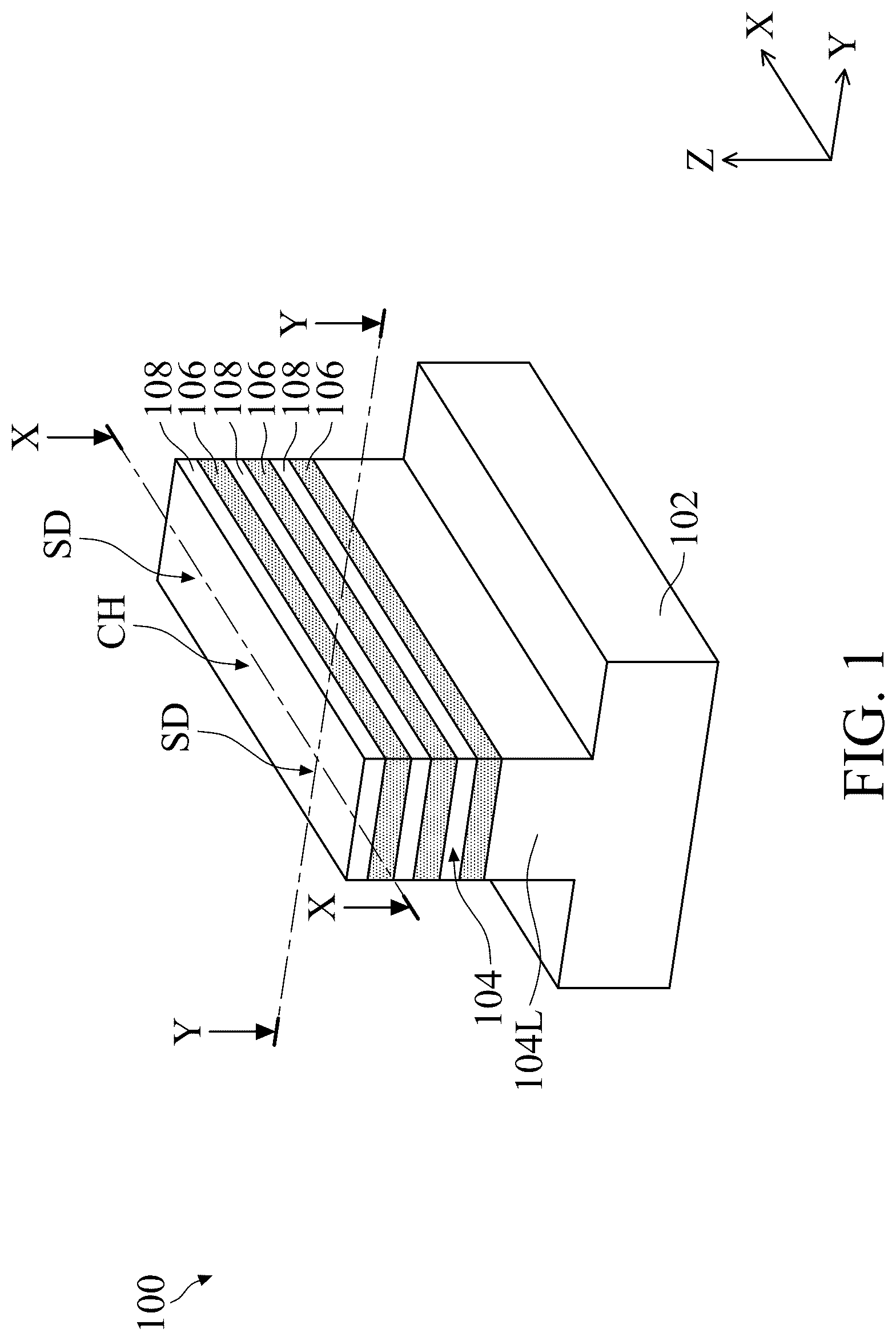 Patent US12414353 Figure 1 – Method for forming semiconductor structure