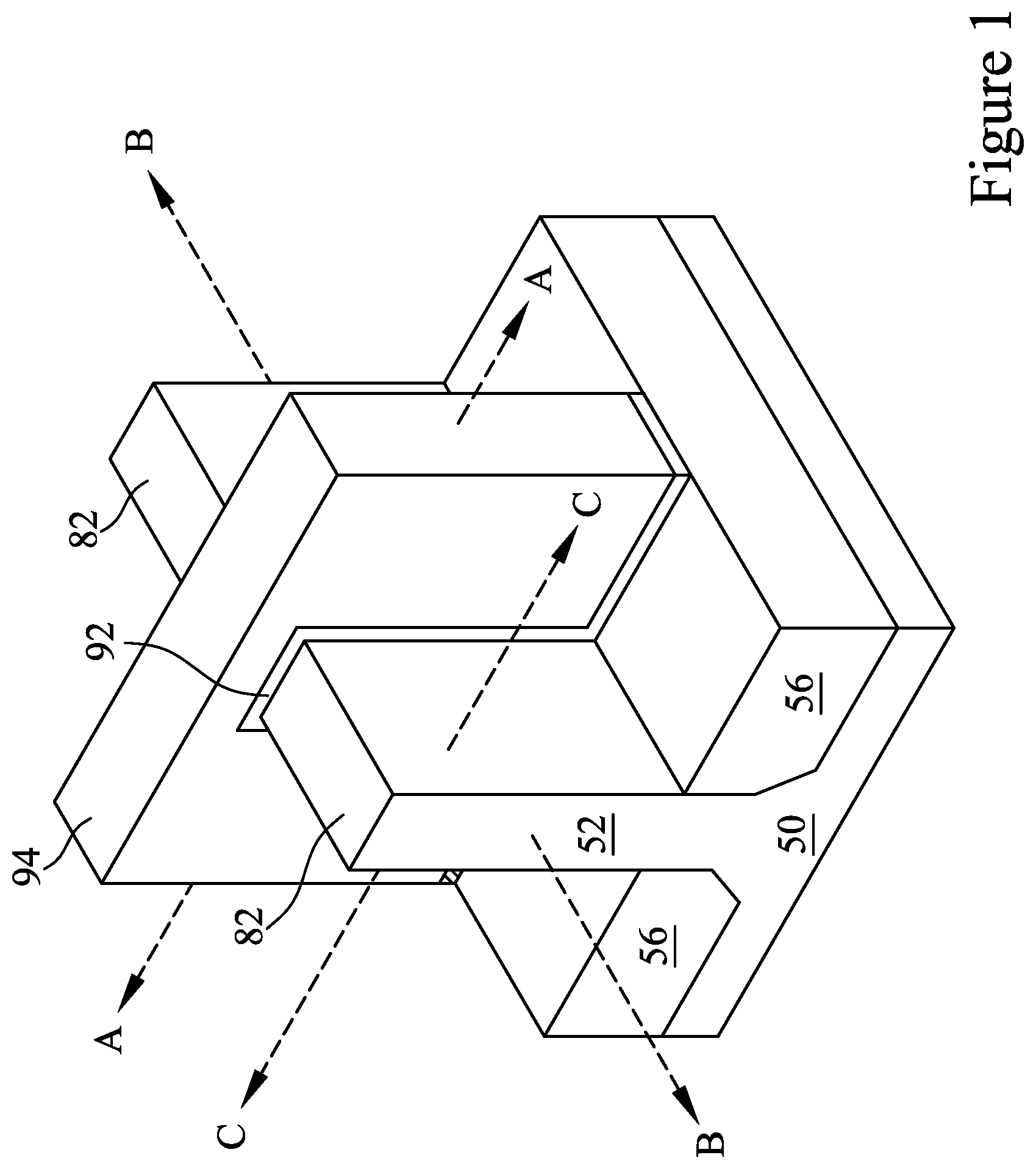 Patent US12414356 Figure 1 – Gate structure and method of forming same