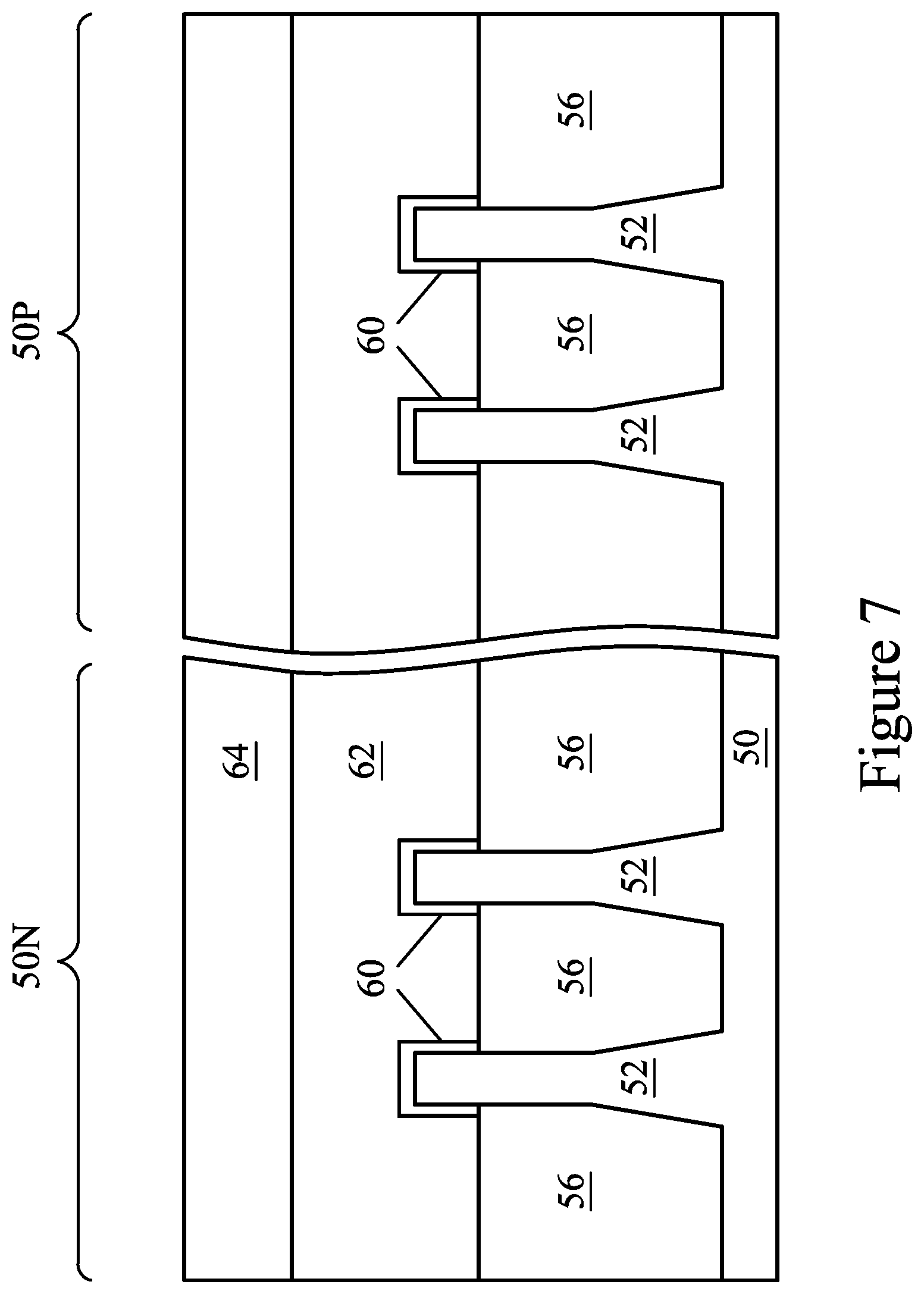 Patent US12414356 Figure 7 – Gate structure and method of forming same