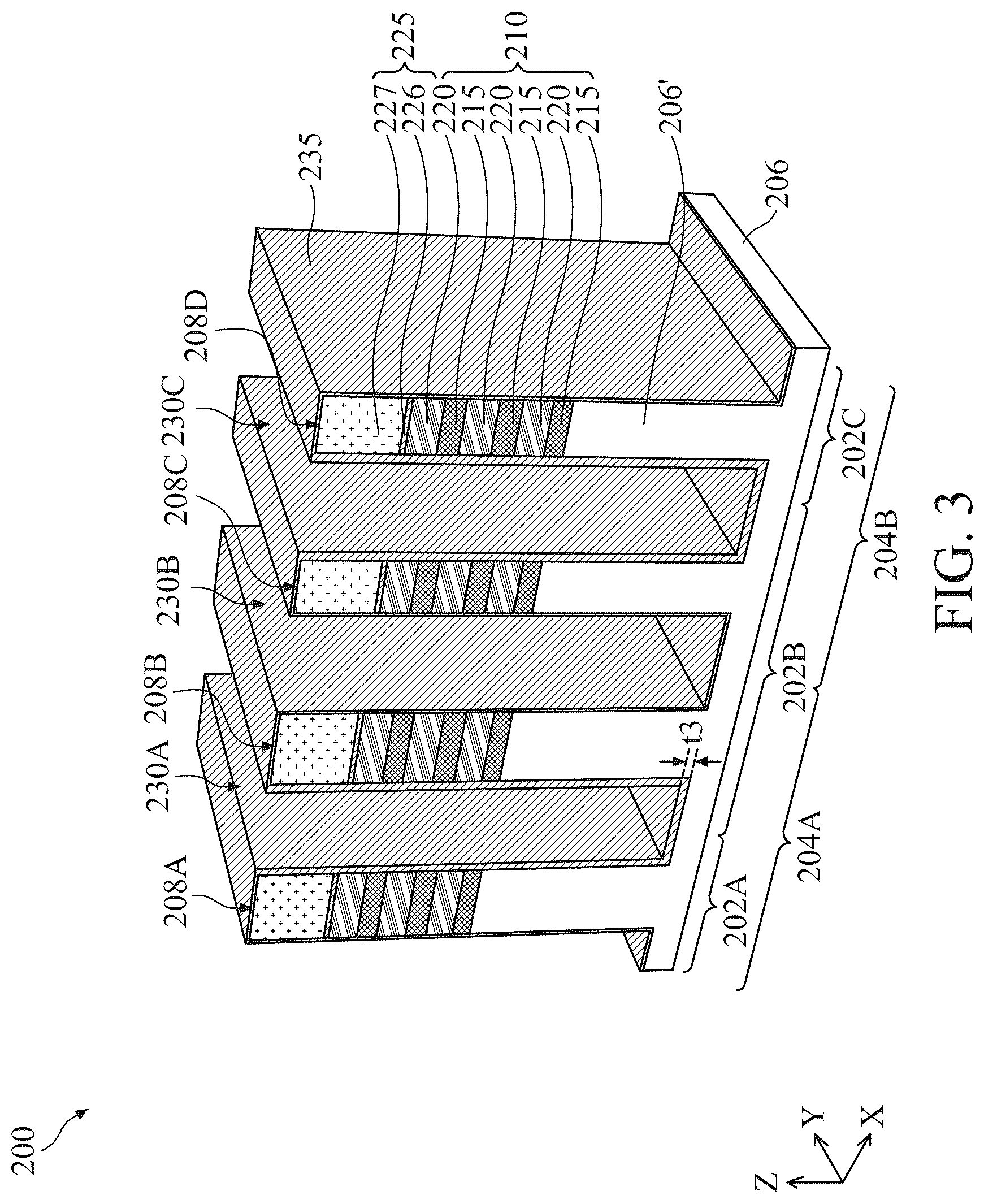 Patent US12414357 Figure 3 – Self-aligned metal gate for multigate device