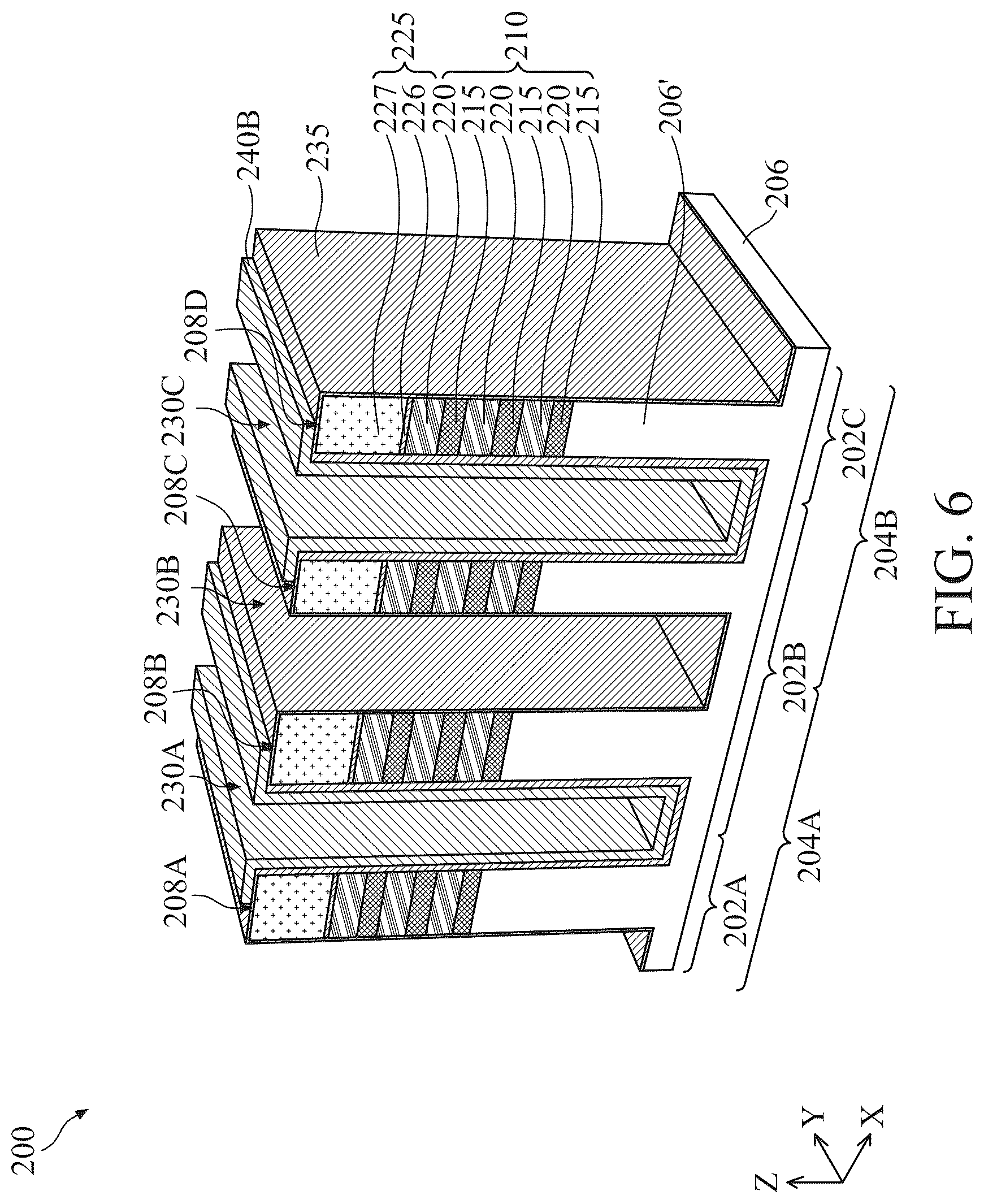 Patent US12414357 Figure 6 – Self-aligned metal gate for multigate device