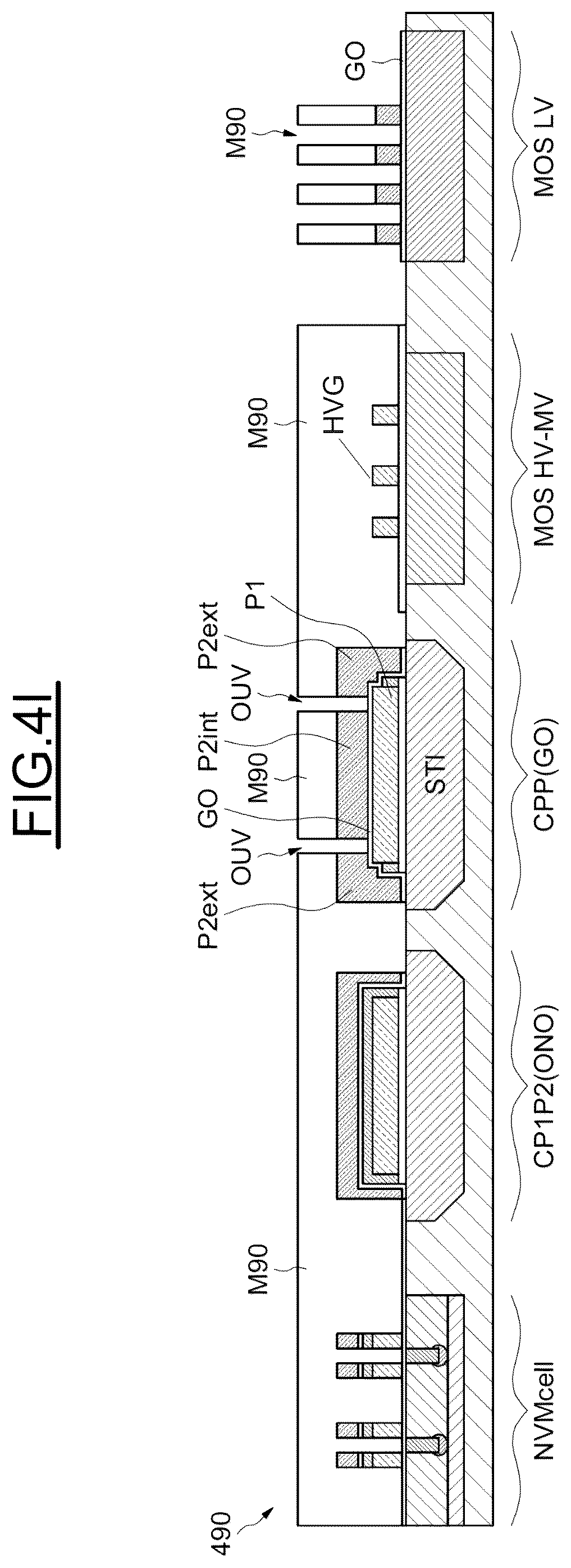Patent US12414360 Figure 11 – Integrated circuit including at least one capacitive element and corresponding manufacturing method