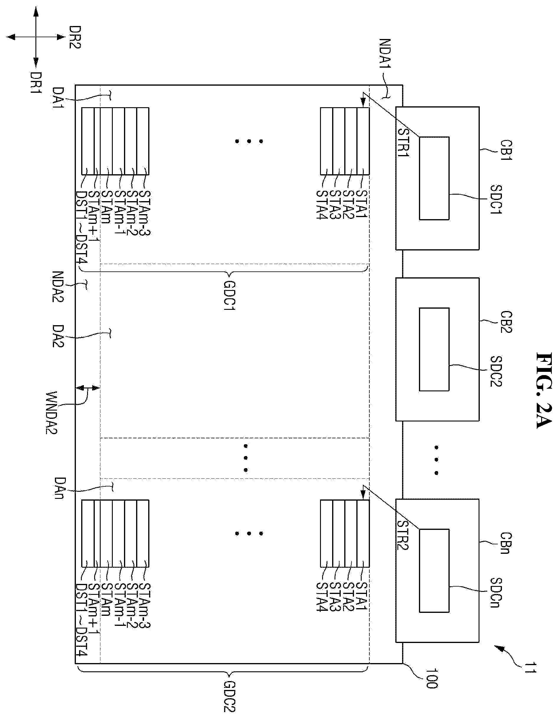 Patent US12414372 Figure 2 – Display device and tiled display device including the same