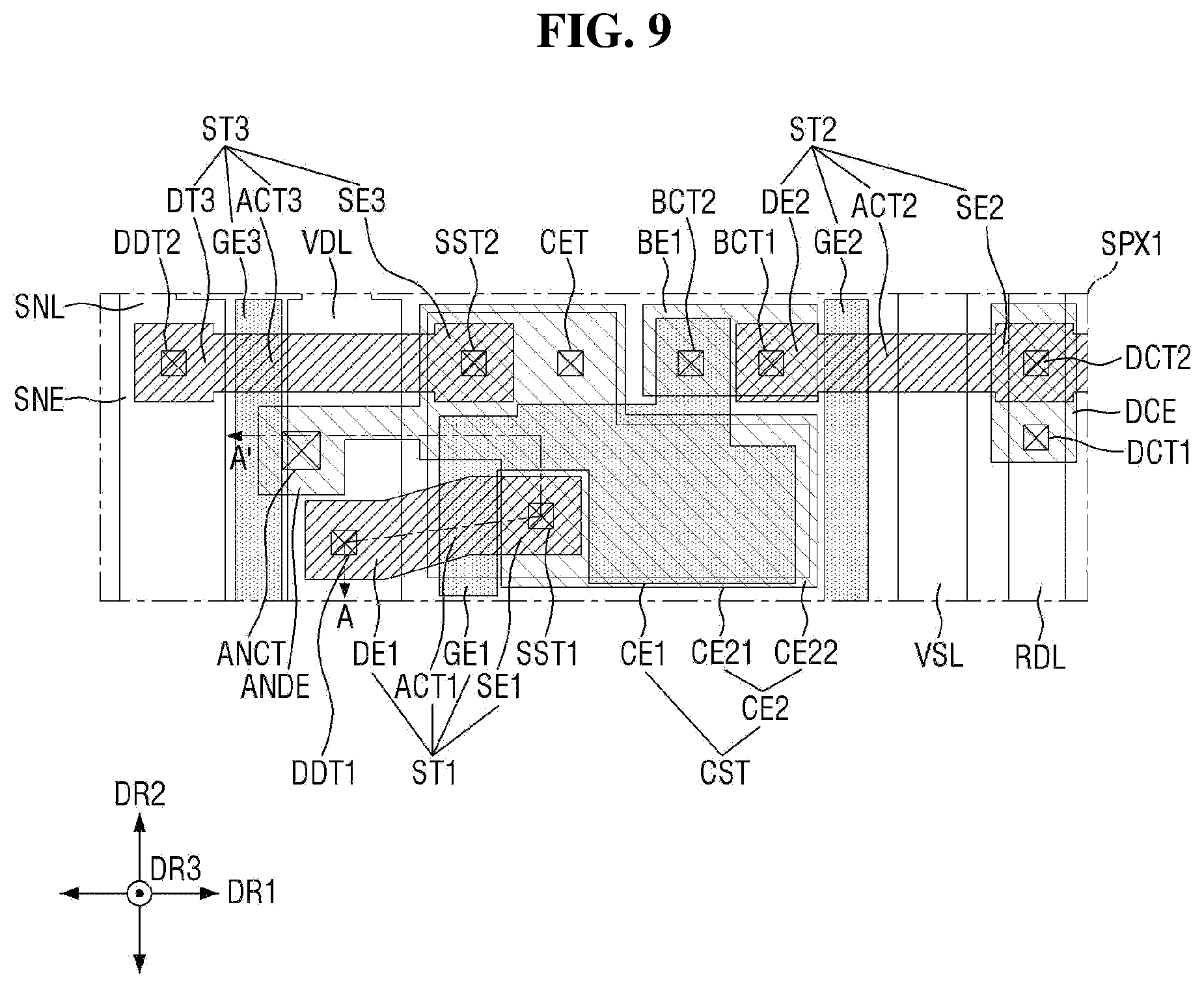 Patent US12414372 Figure 11 – Display device and tiled display device including the same
