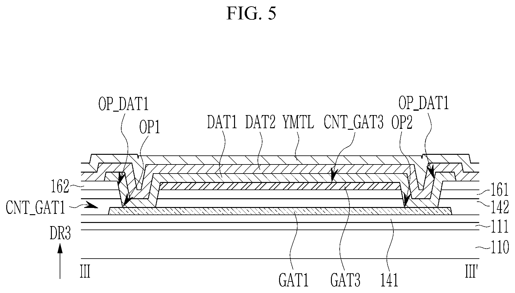 Patent US12414373 Figure 5 – Display device