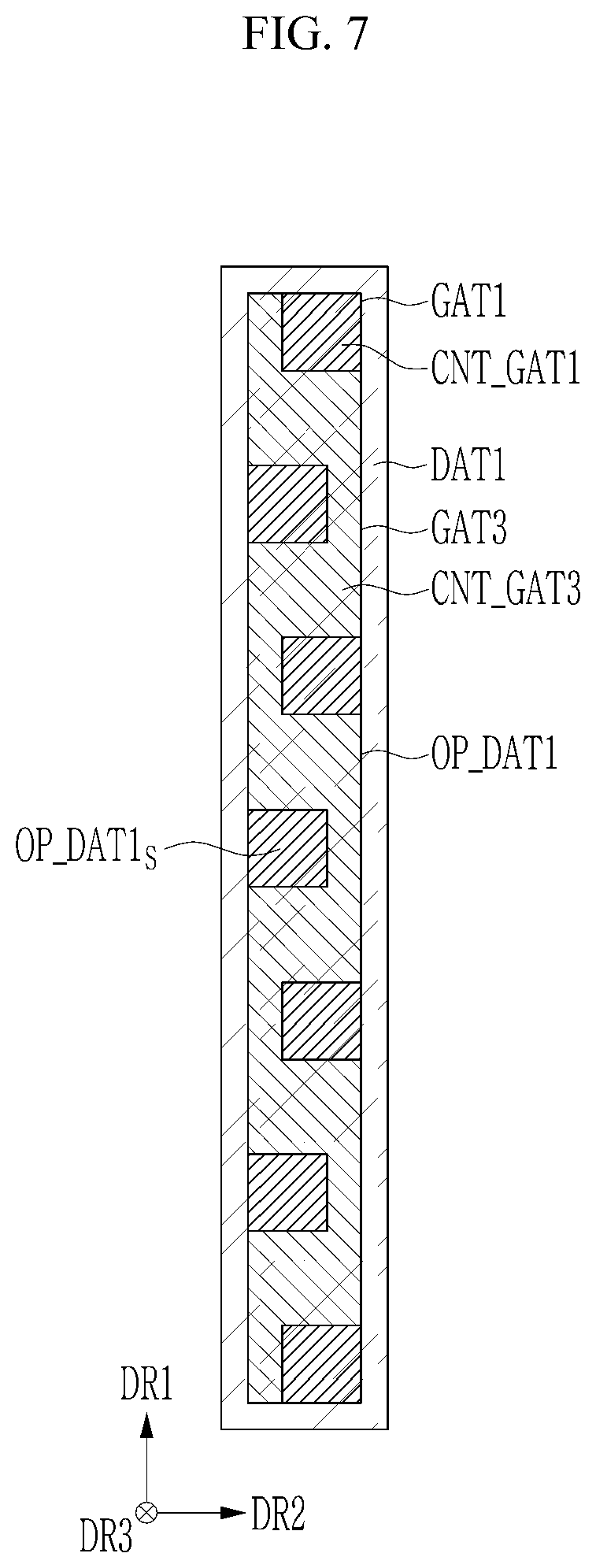 Patent US12414373 Figure 7 – Display device