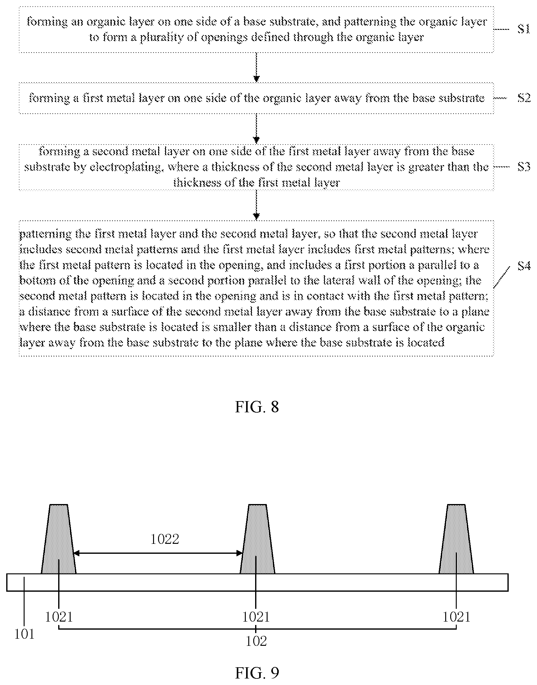 Patent US12414374 Figure 4 – Substrate and method for manufacturing the same, and display panel