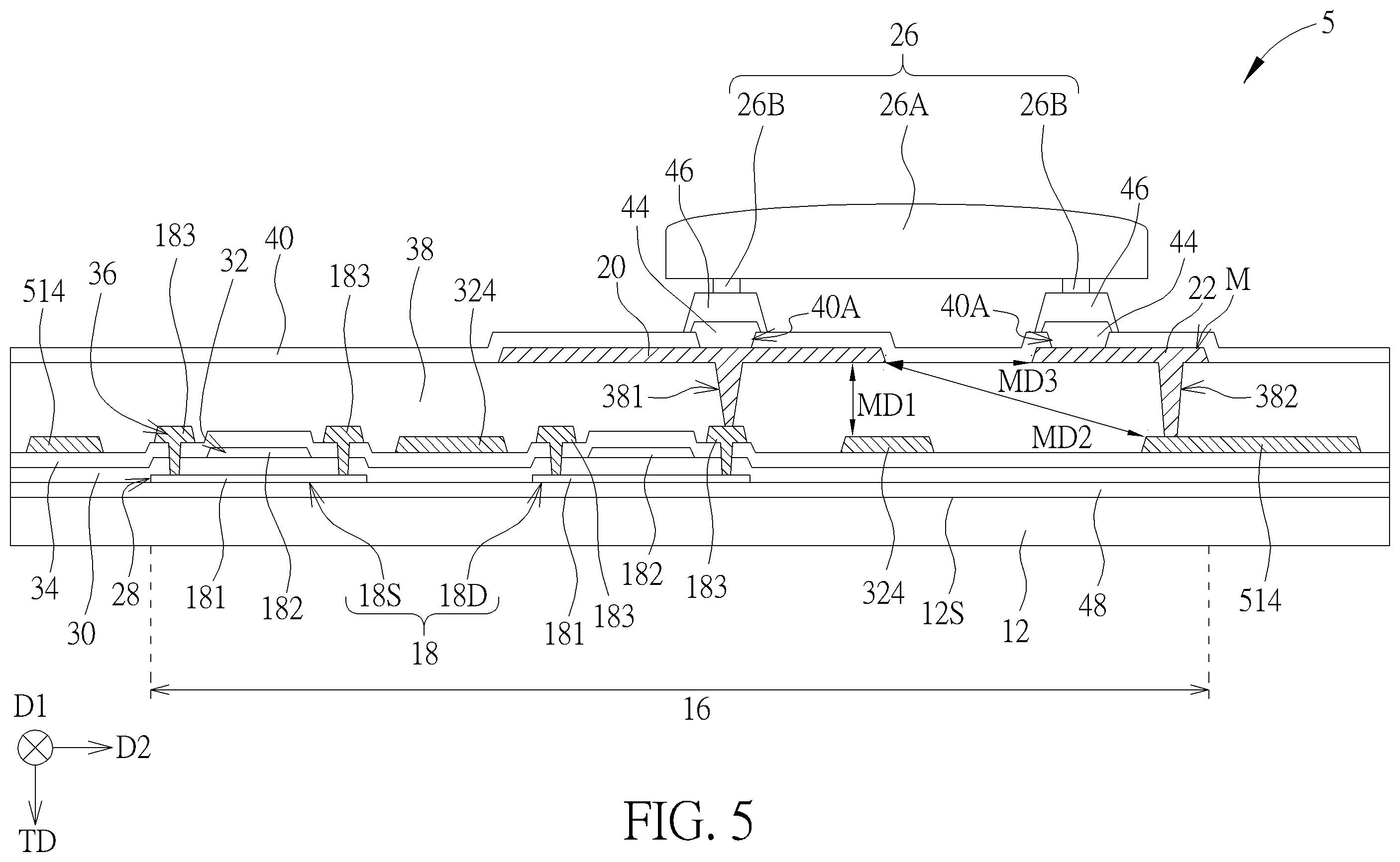 Patent US12414377 Figure 7 – Electronic device