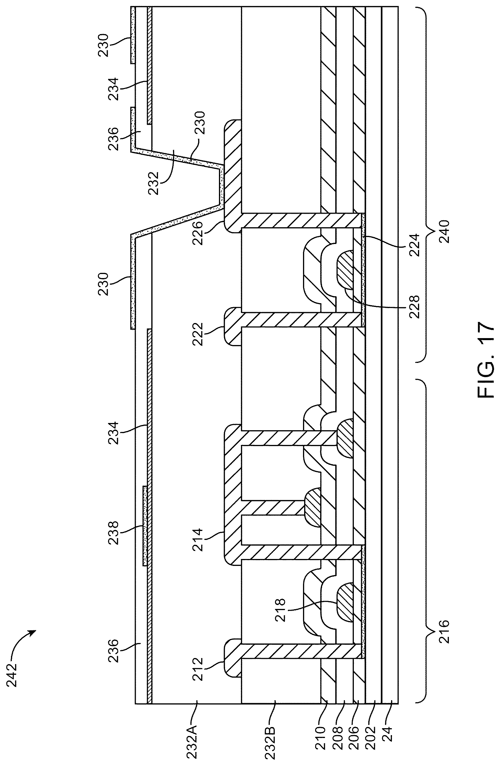Patent US12414378 Figure 16 – Displays with silicon and semiconducting oxide thin-film transistors