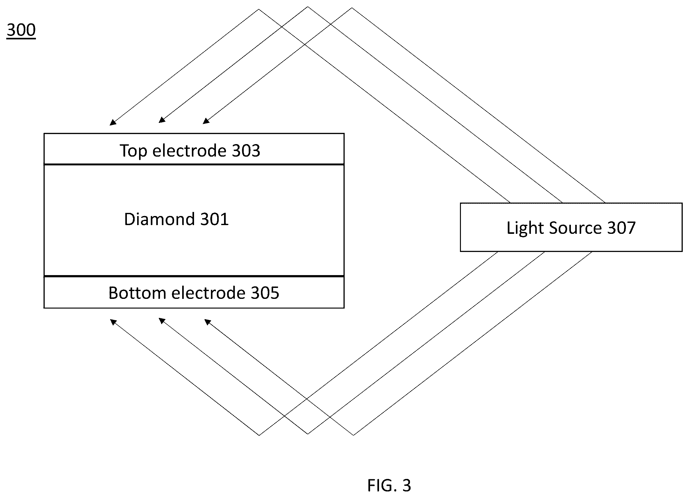 Patent US12414387 Figure 4 – Photoconductive switch with diamond
