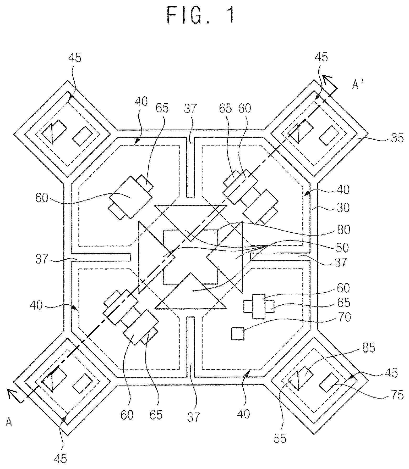 Patent US12414391 Figure 1 – Image sensor, camera device including the image sensor, electronic device including the camera device, and method of manufacturing the image sensor