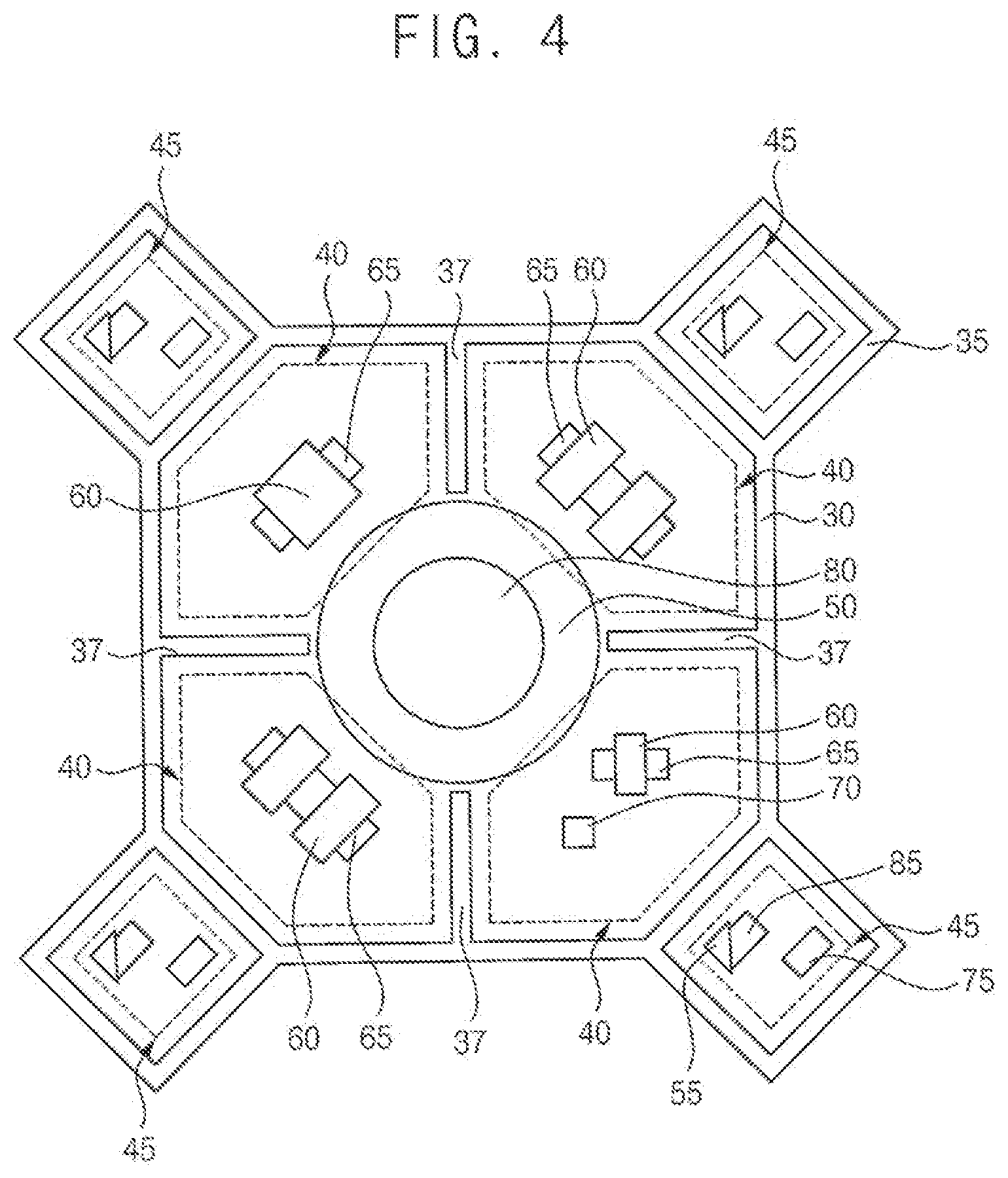 Patent US12414391 Figure 4 – Image sensor, camera device including the image sensor, electronic device including the camera device, and method of manufacturing the image sensor