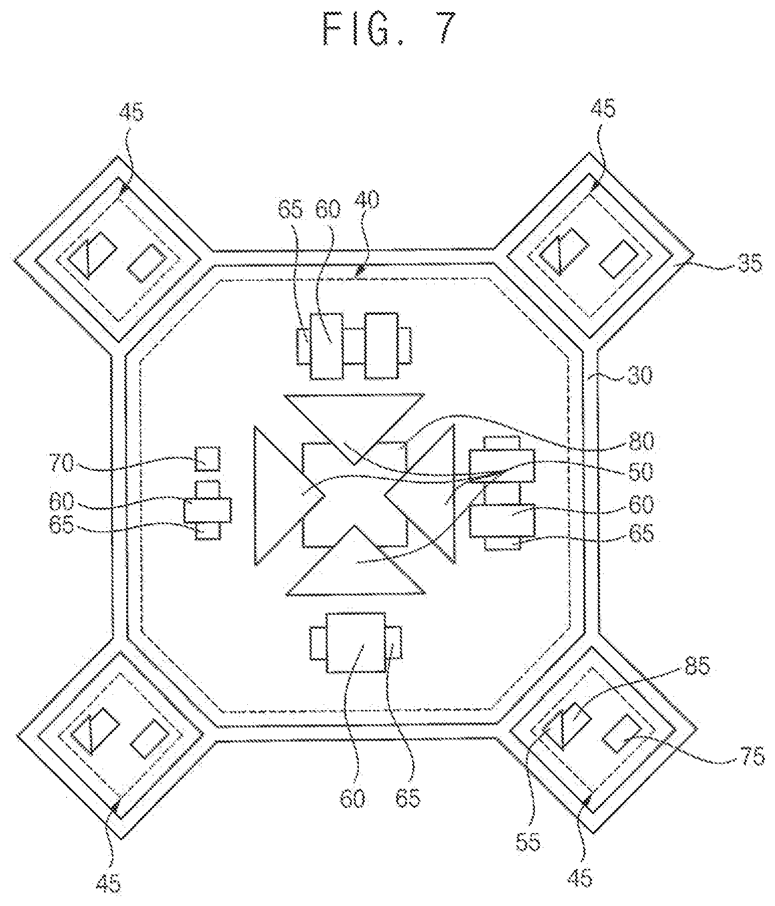 Patent US12414391 Figure 7 – Image sensor, camera device including the image sensor, electronic device including the camera device, and method of manufacturing the image sensor