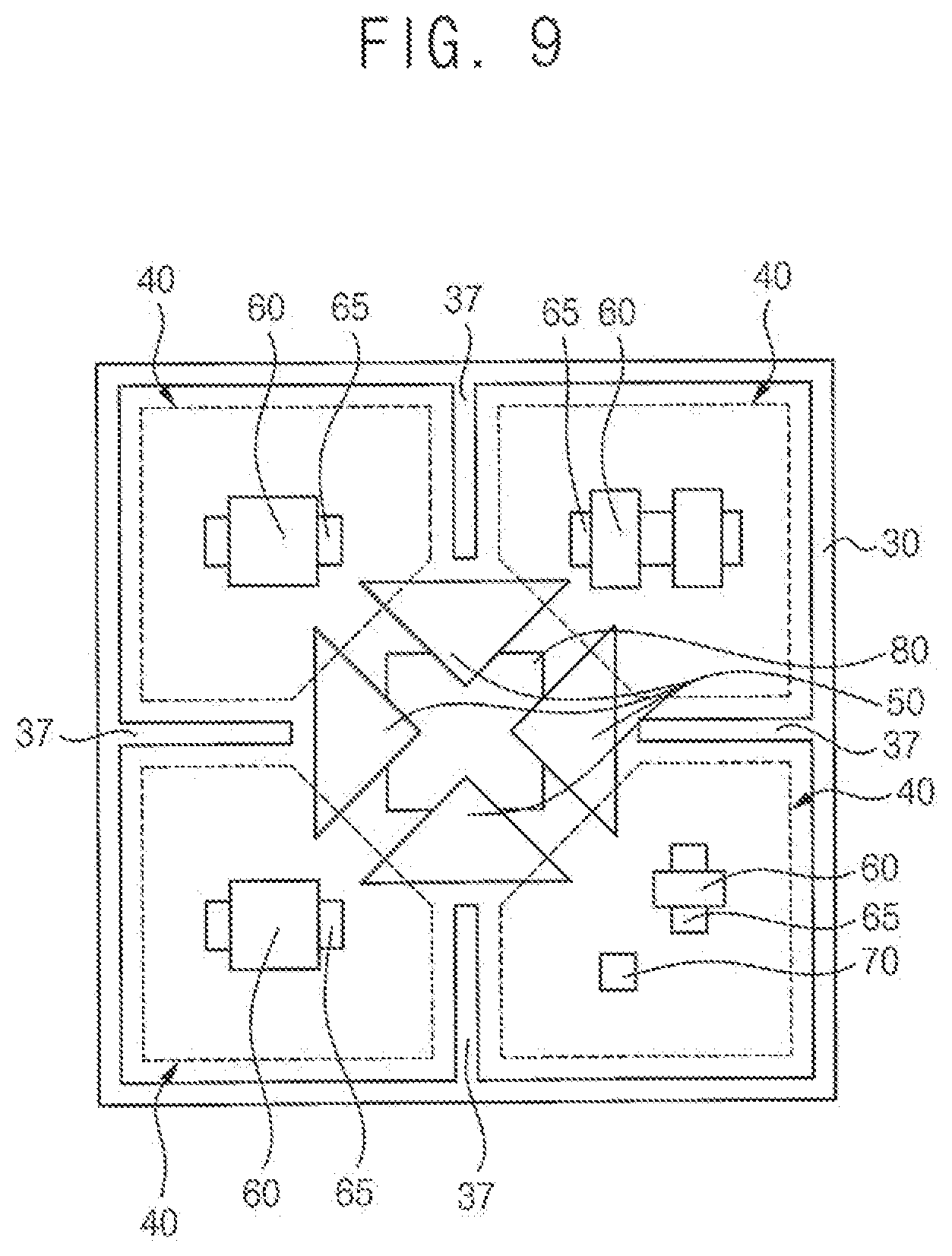 Patent US12414391 Figure 9 – Image sensor, camera device including the image sensor, electronic device including the camera device, and method of manufacturing the image sensor