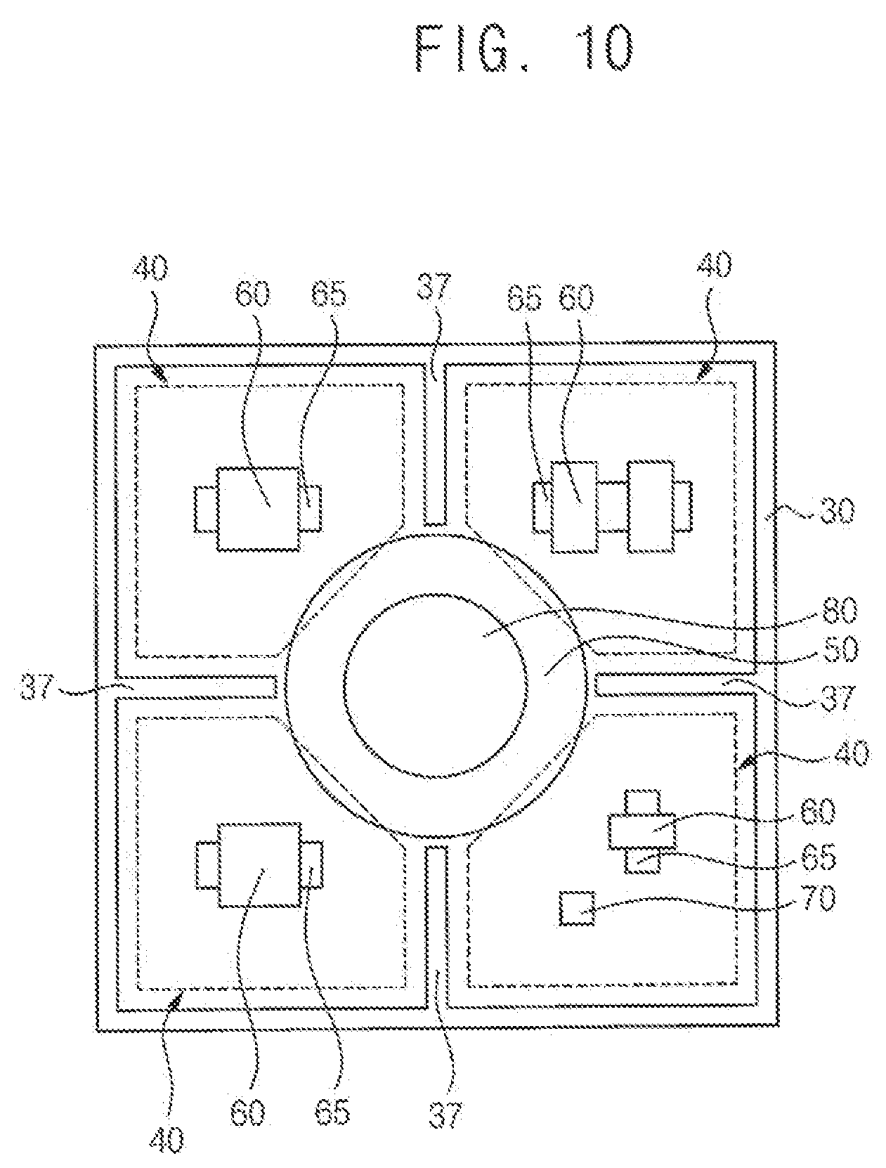 Patent US12414391 Figure 10 – Image sensor, camera device including the image sensor, electronic device including the camera device, and method of manufacturing the image sensor