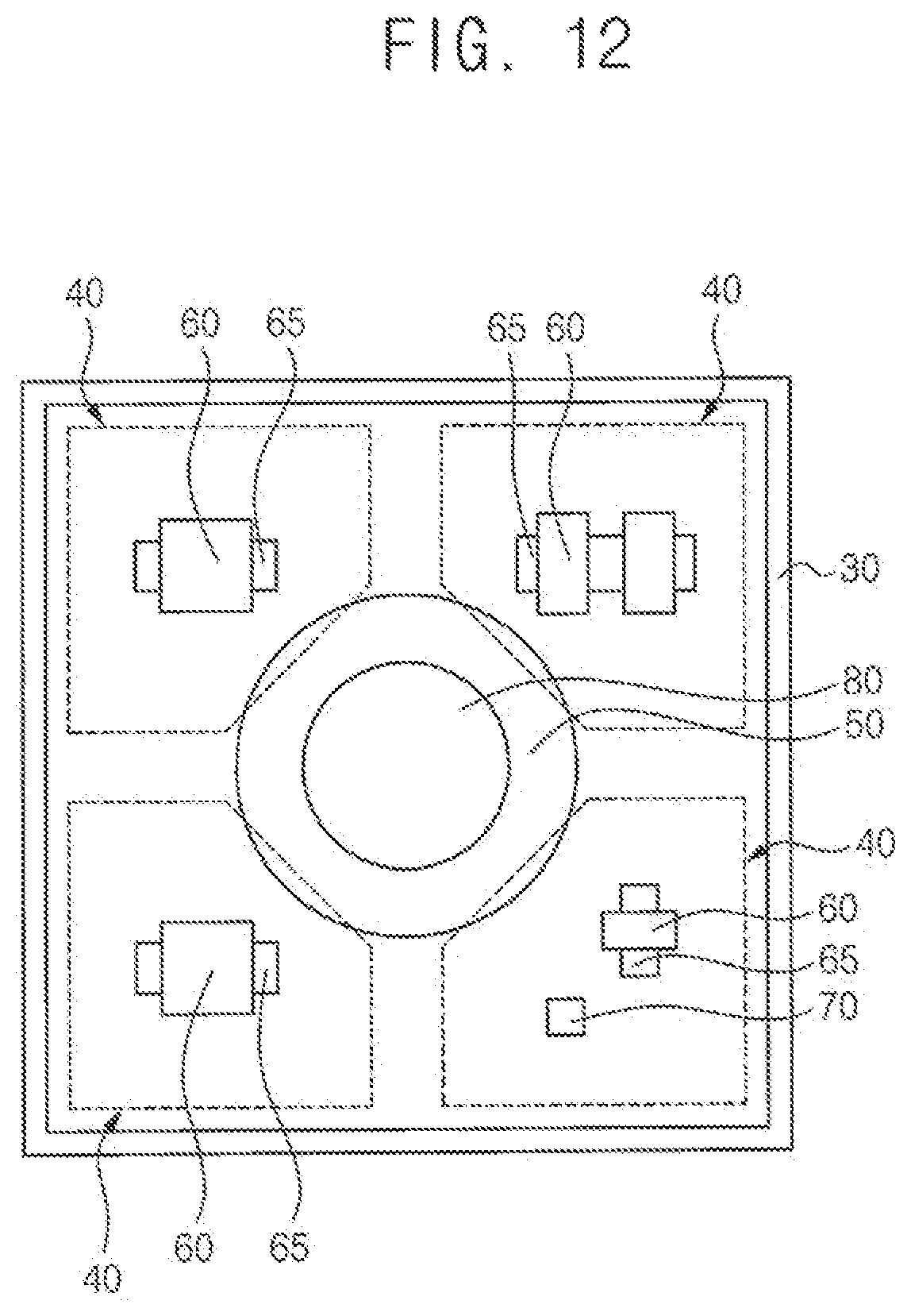 Patent US12414391 Figure 12 – Image sensor, camera device including the image sensor, electronic device including the camera device, and method of manufacturing the image sensor
