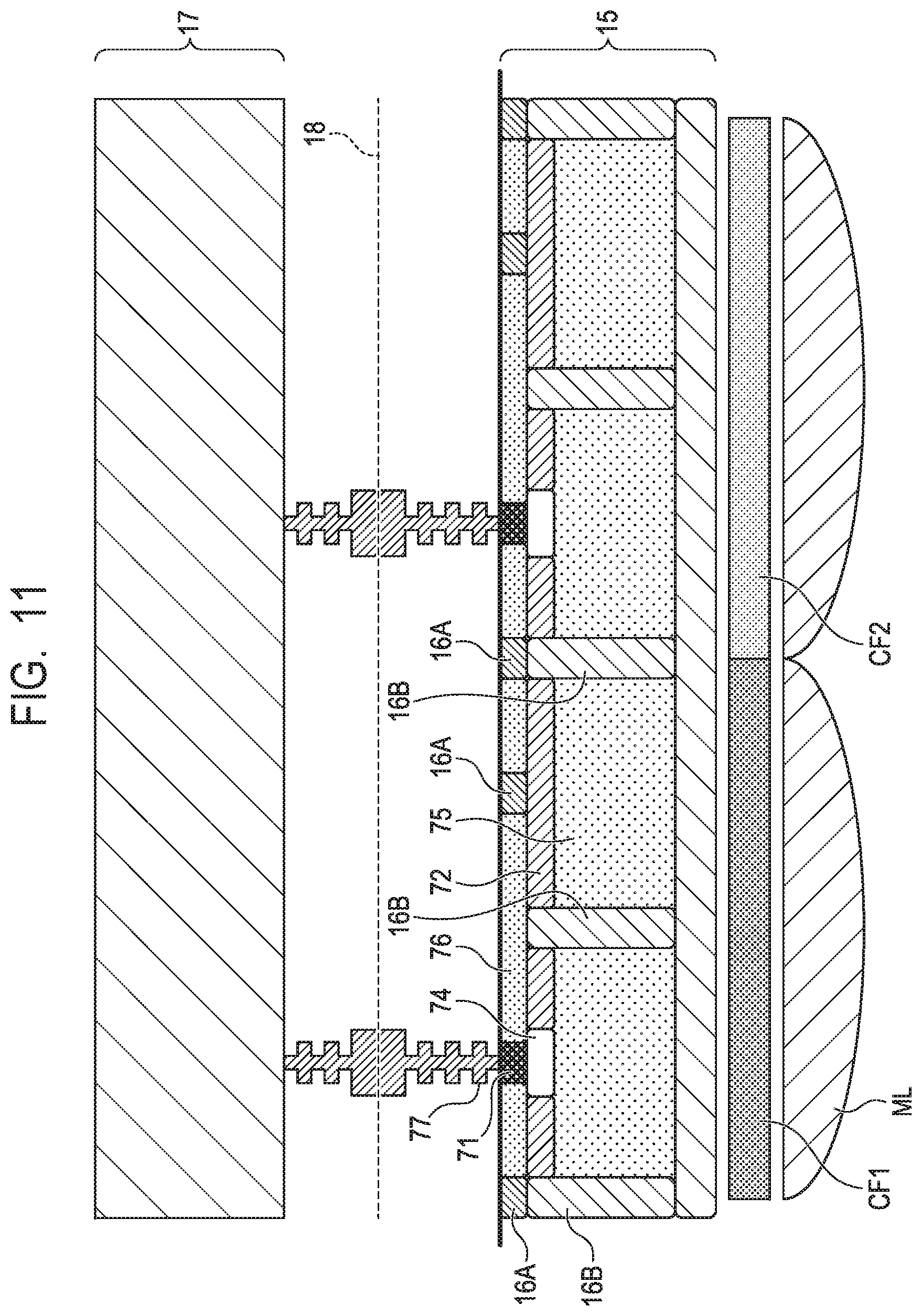 Patent US12414392 Figure 11 – Photoelectric conversion device, imaging system, and mobile apparatus