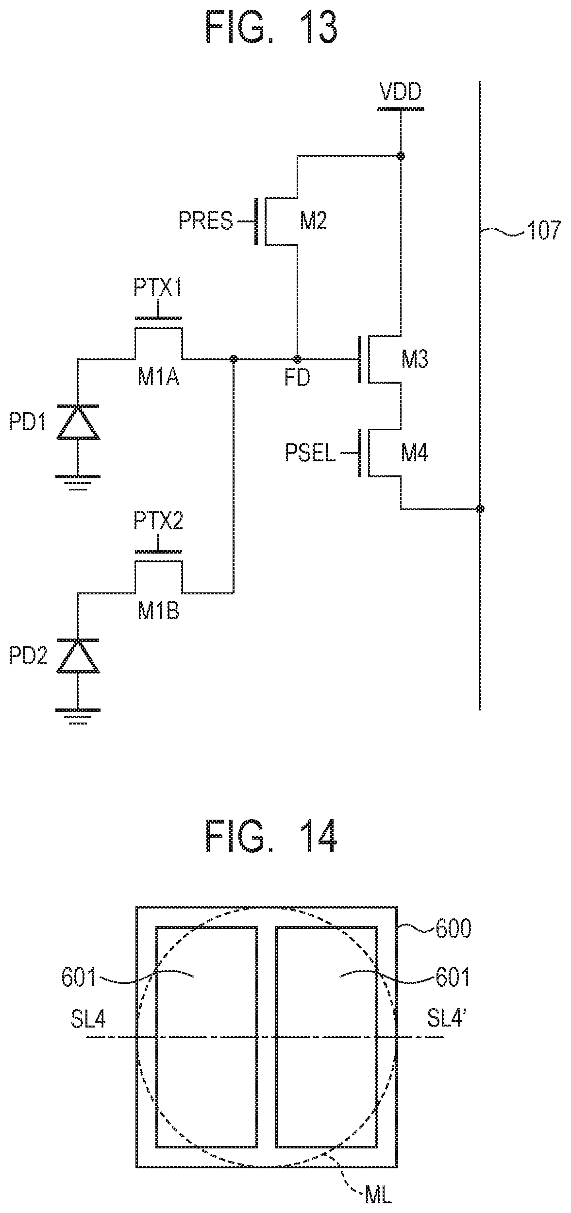 Patent US12414392 Figure 13 – Photoelectric conversion device, imaging system, and mobile apparatus