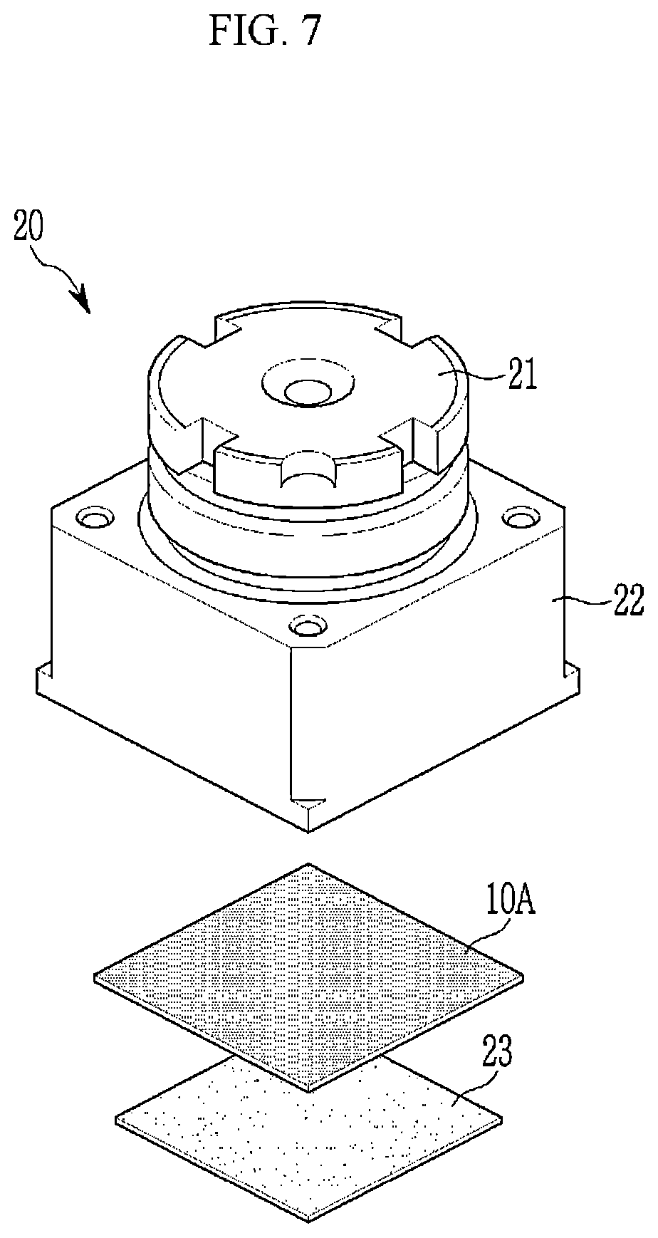 Patent US12414394 Figure 7 – Combination structures and optical filters and image sensors and camera modules and electronic devices