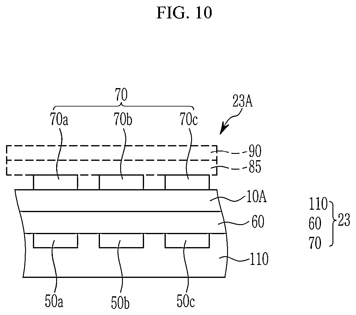 Patent US12414394 Figure 10 – Combination structures and optical filters and image sensors and camera modules and electronic devices