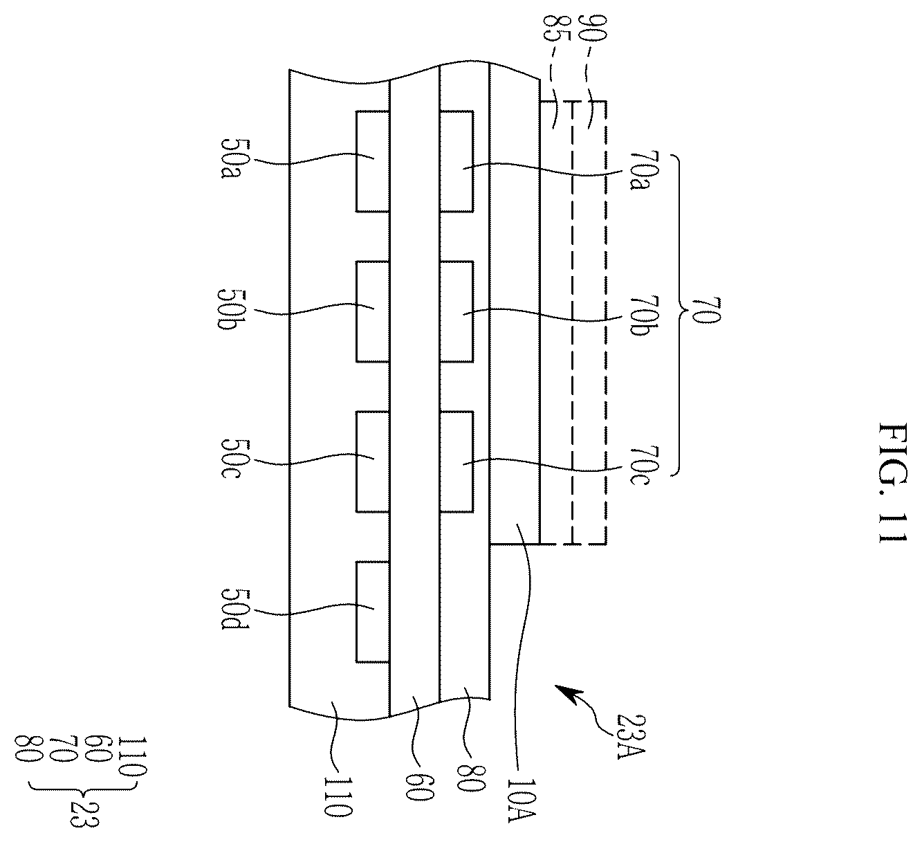 Patent US12414394 Figure 11 – Combination structures and optical filters and image sensors and camera modules and electronic devices