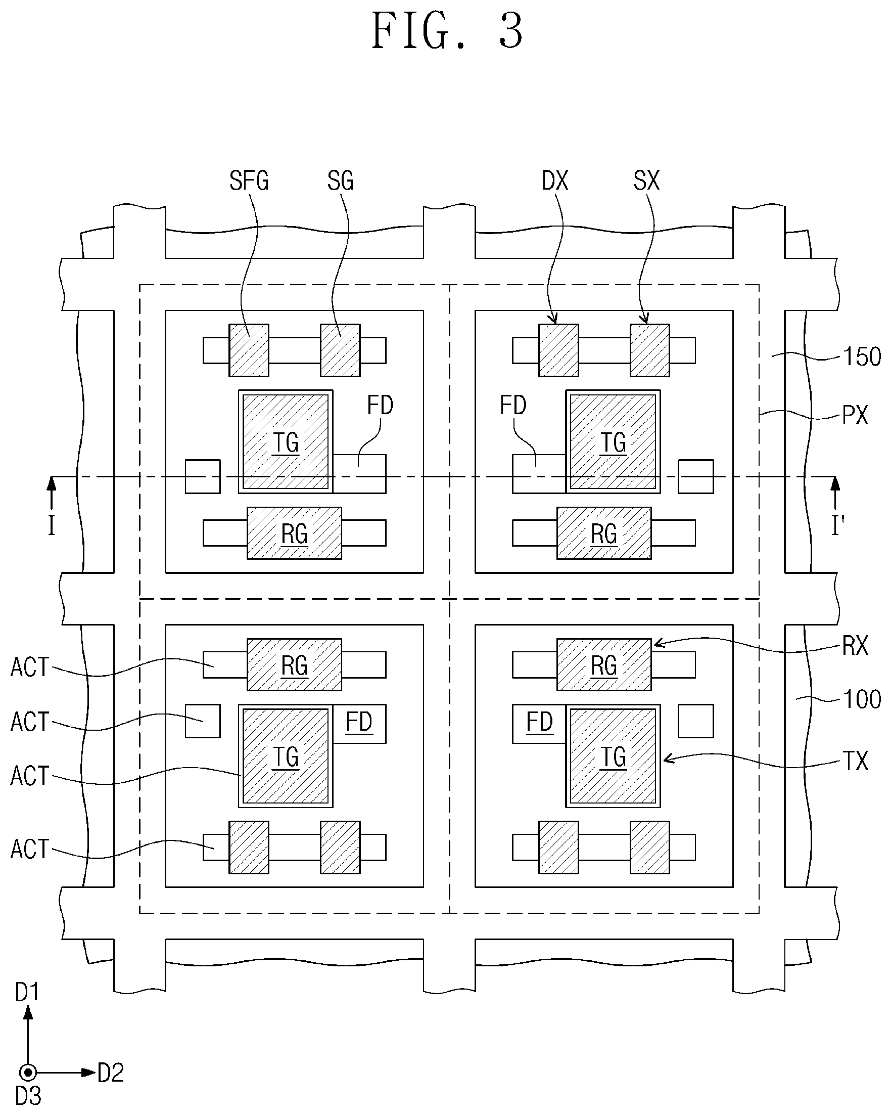 Patent US12414398 Figure 3 – Image sensor