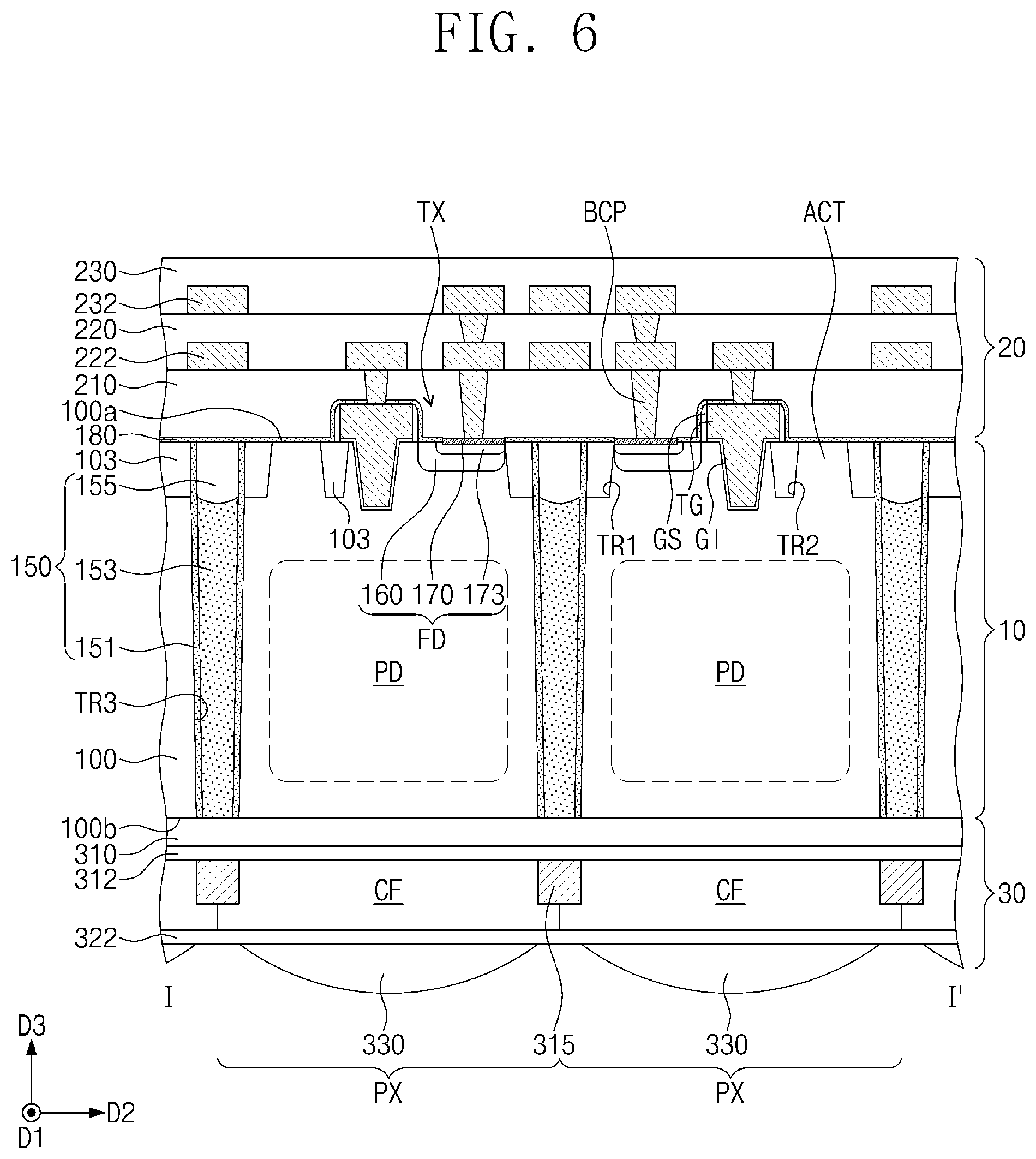 Patent US12414398 Figure 6 – Image sensor