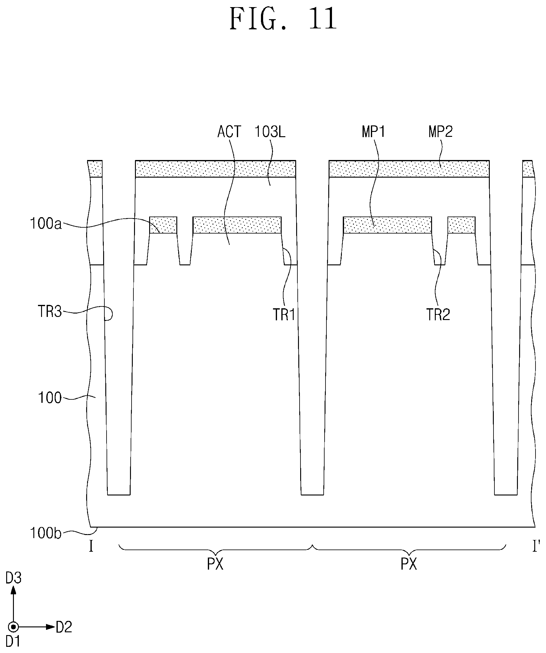 Patent US12414398 Figure 11 – Image sensor