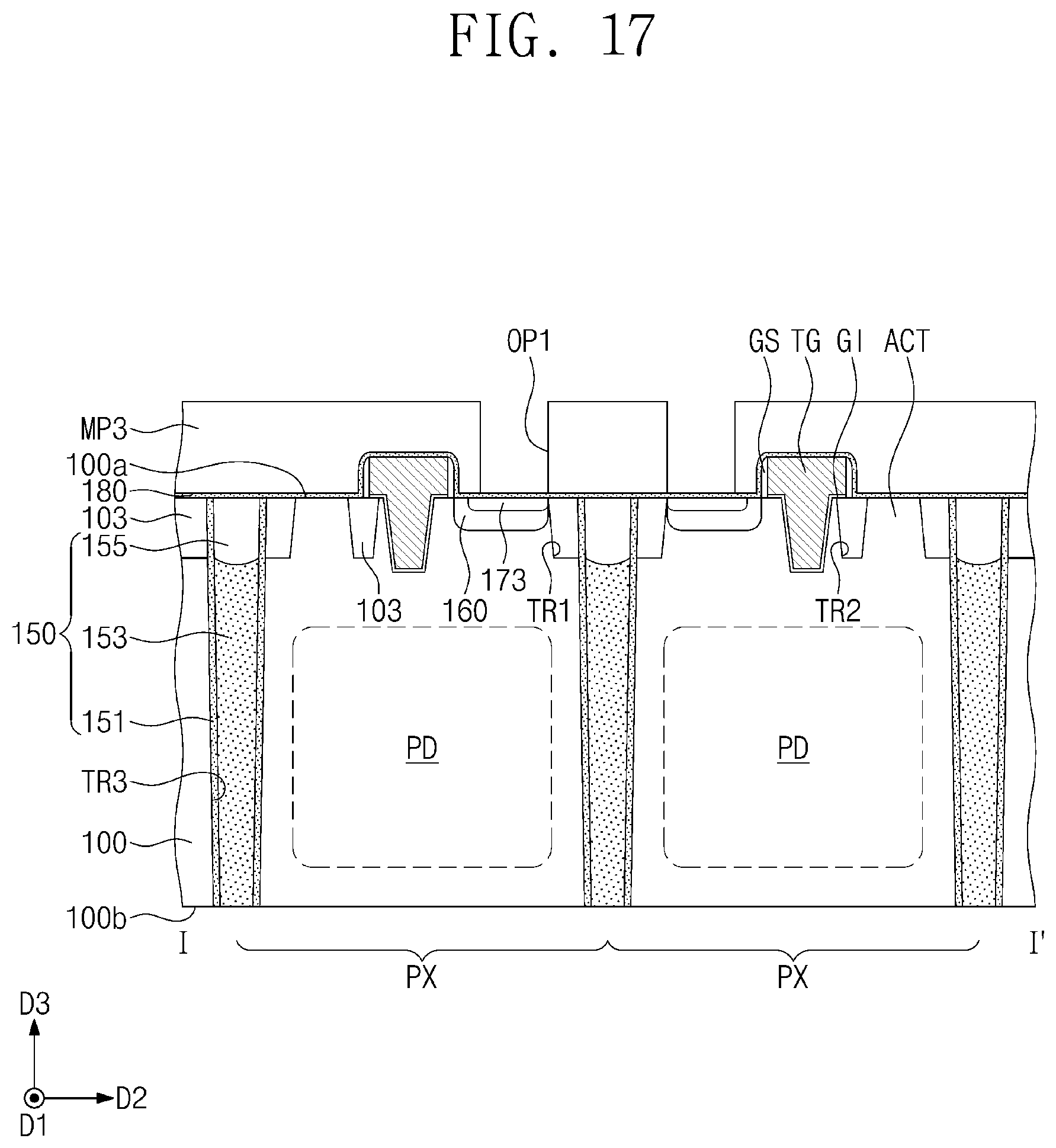 Patent US12414398 Figure 17 – Image sensor