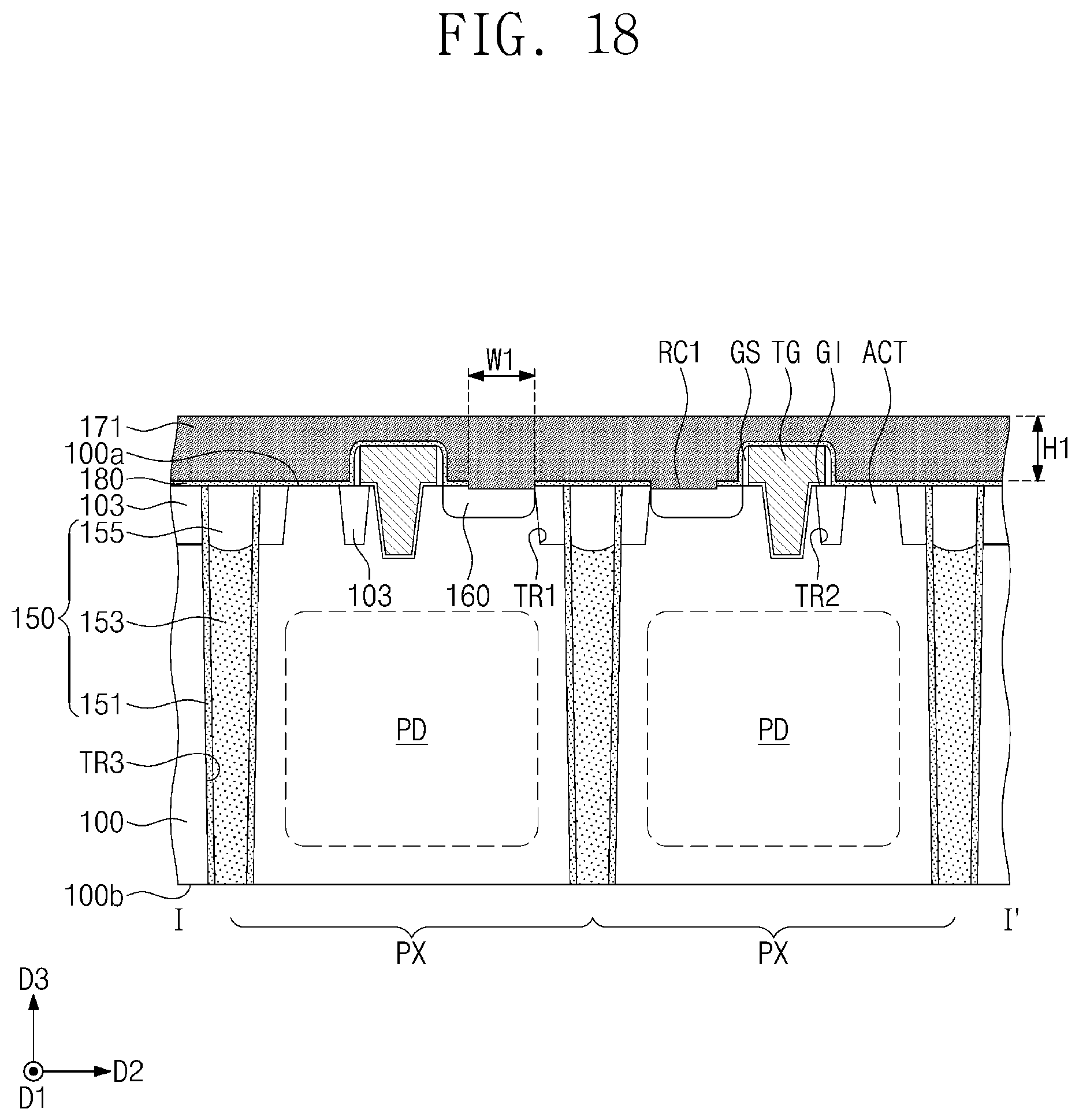Patent US12414398 Figure 18 – Image sensor