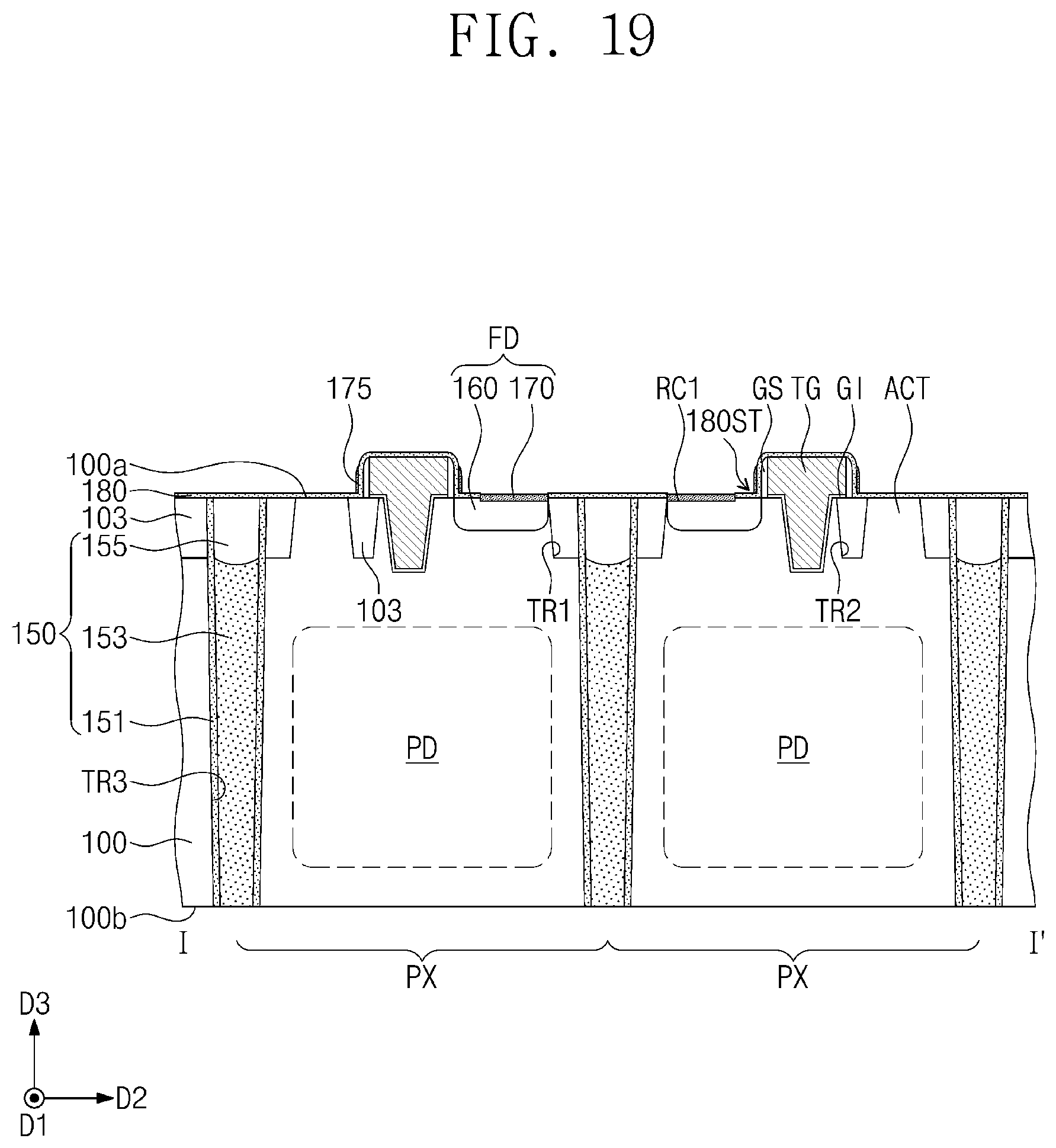 Patent US12414398 Figure 19 – Image sensor