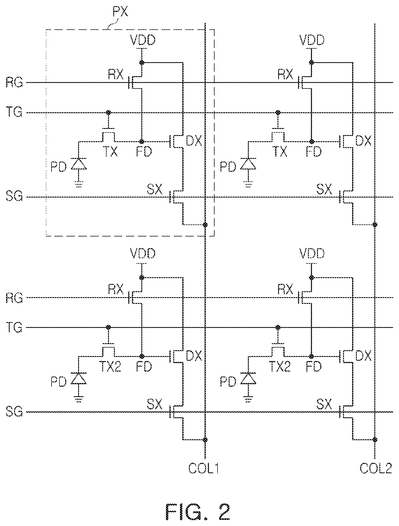 Patent US12414399 Figure 2 – Image sensor