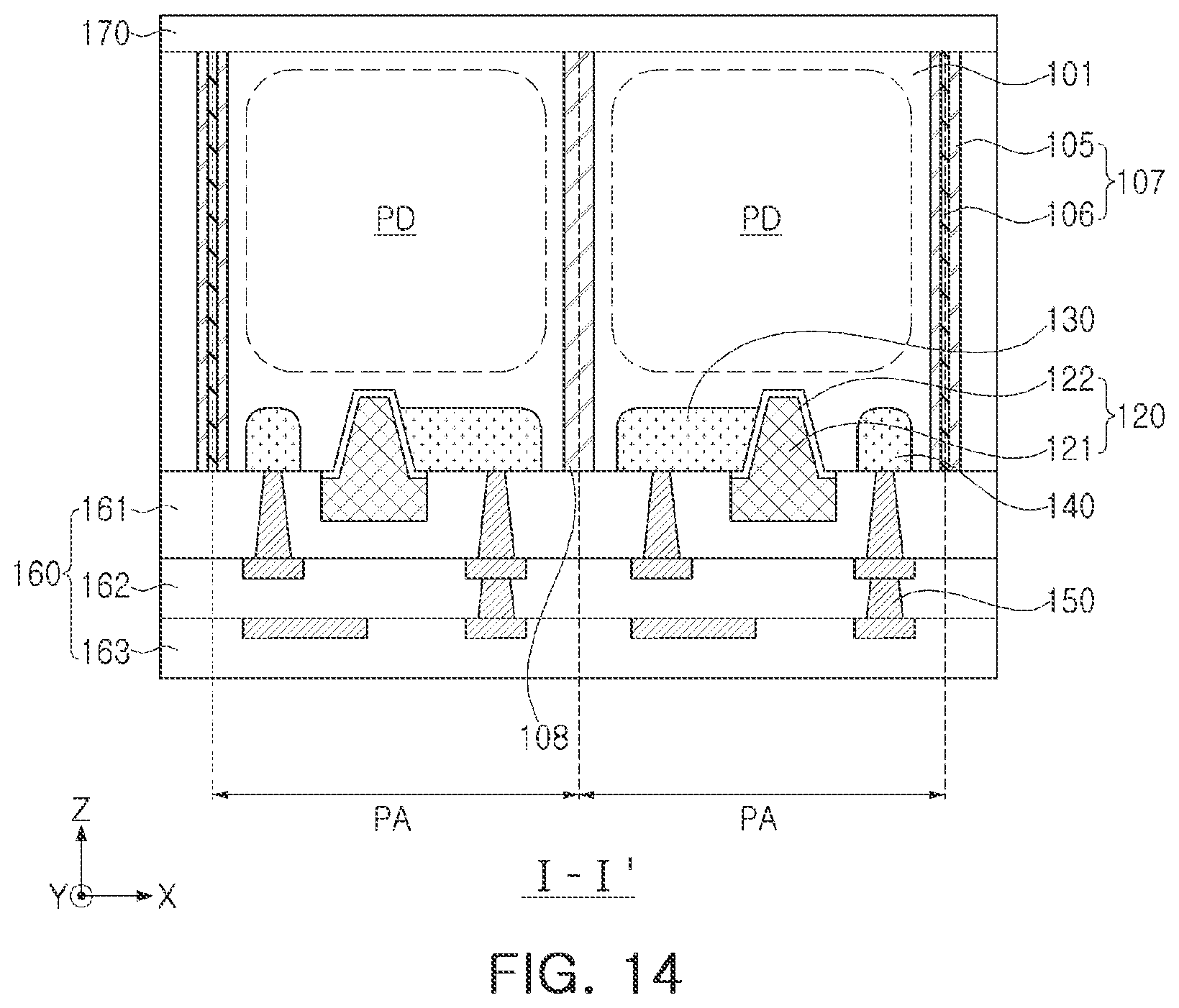 Patent US12414399 Figure 13 – Image sensor