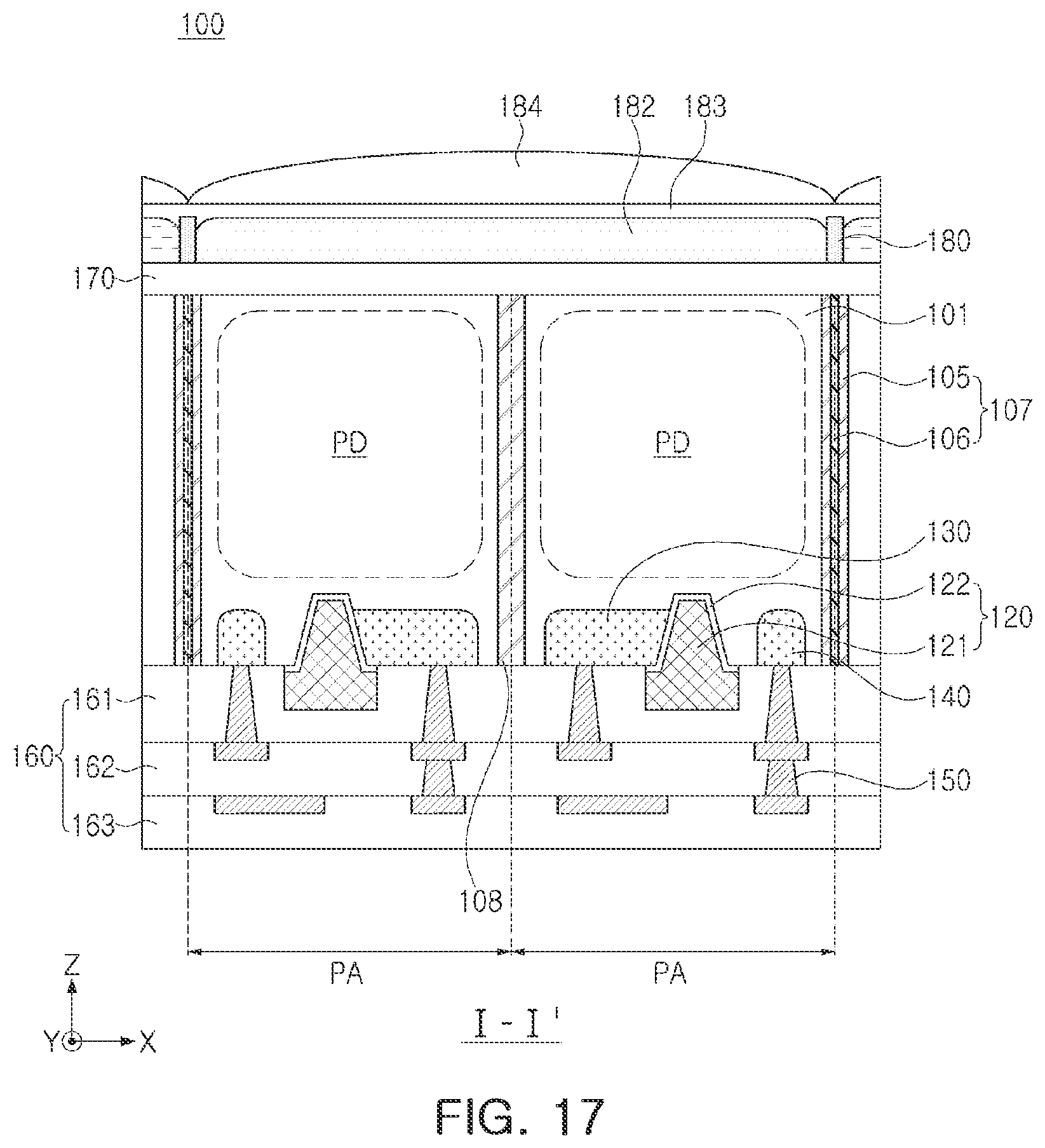 Patent US12414399 Figure 16 – Image sensor