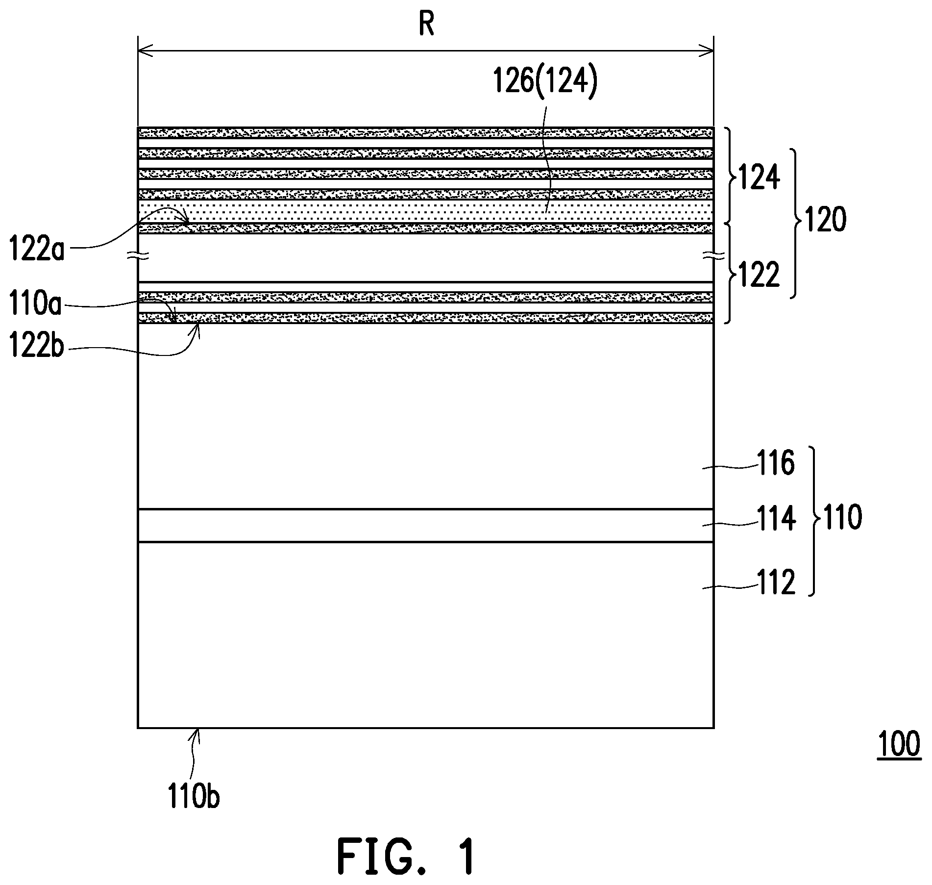 Patent US12414407 Figure 1 – Light-emitting element and display panel including a light guide structure to improve optical quality
