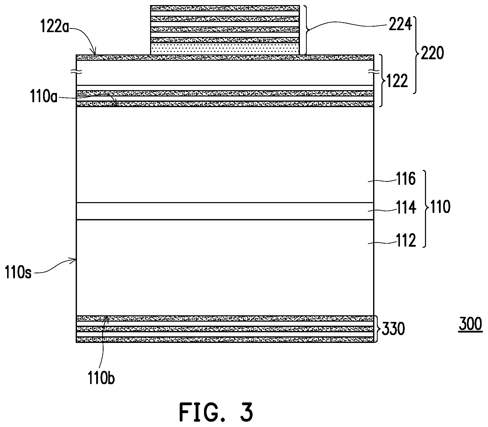 Patent US12414407 Figure 3 – Light-emitting element and display panel including a light guide structure to improve optical quality