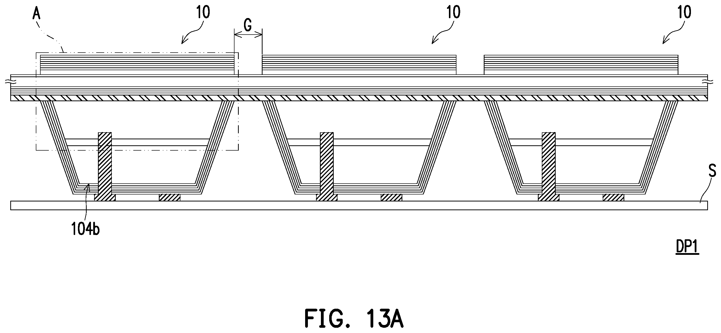 Patent US12414407 Figure 13 – Light-emitting element and display panel including a light guide structure to improve optical quality