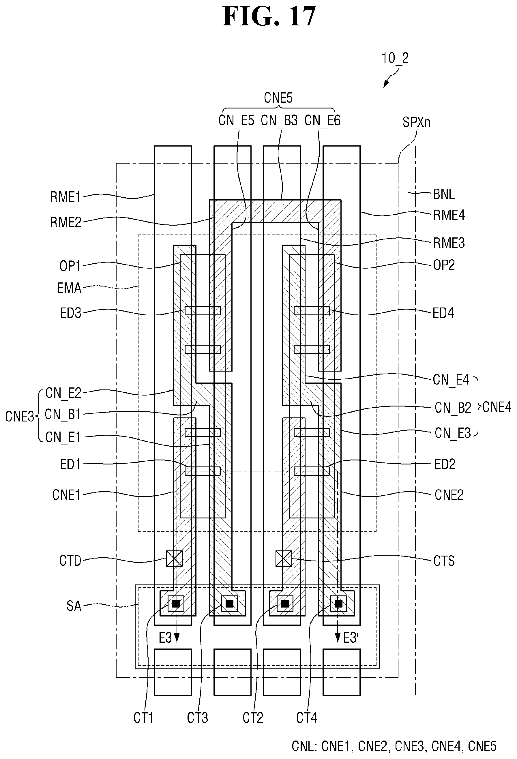 Patent US12414409 Figure 17 – Display device and method for fabricating the same