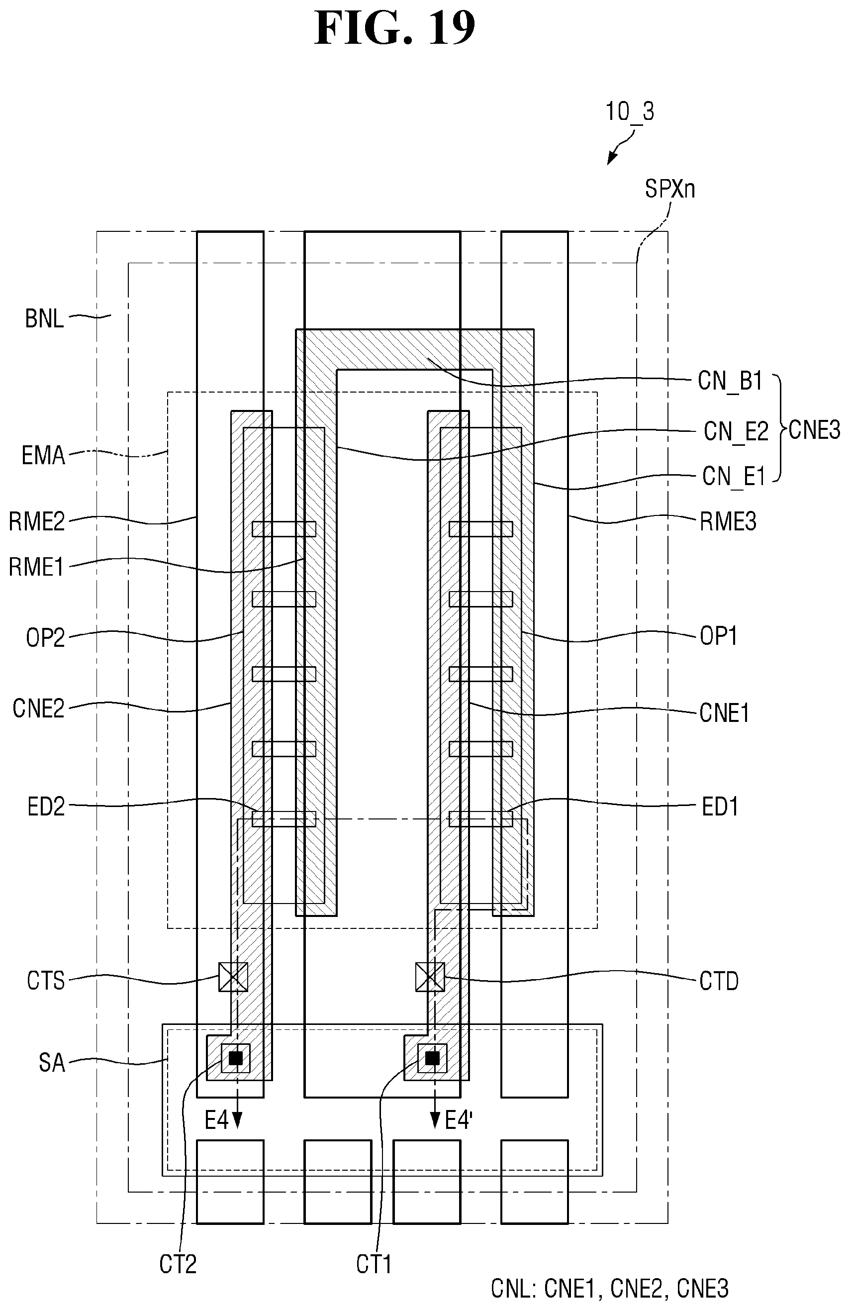 Patent US12414409 Figure 19 – Display device and method for fabricating the same