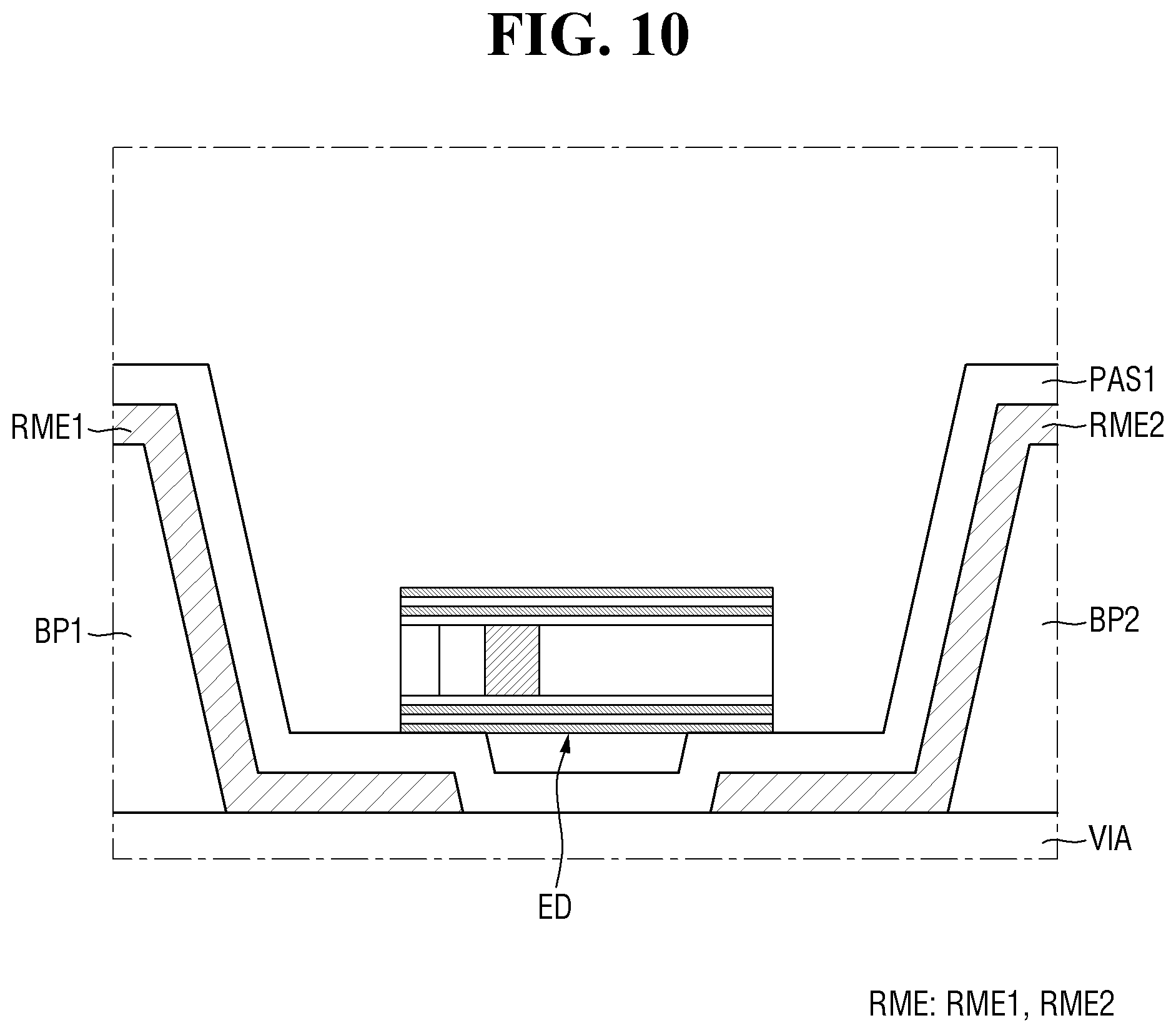 Patent US12414411 Figure 10 – Light emitting element with an insulating film comprising multiple pair layers