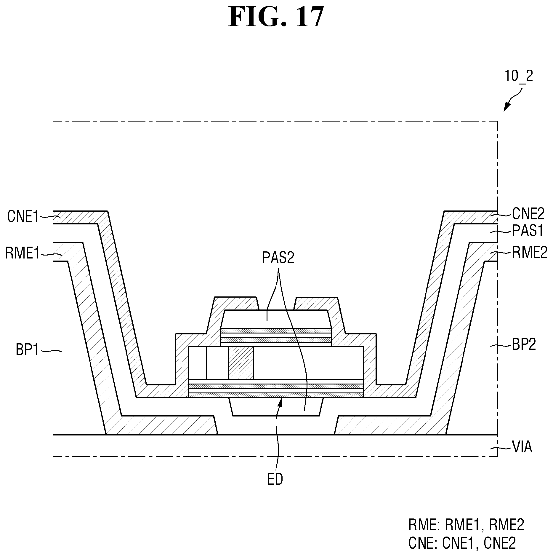 Patent US12414411 Figure 17 – Light emitting element with an insulating film comprising multiple pair layers