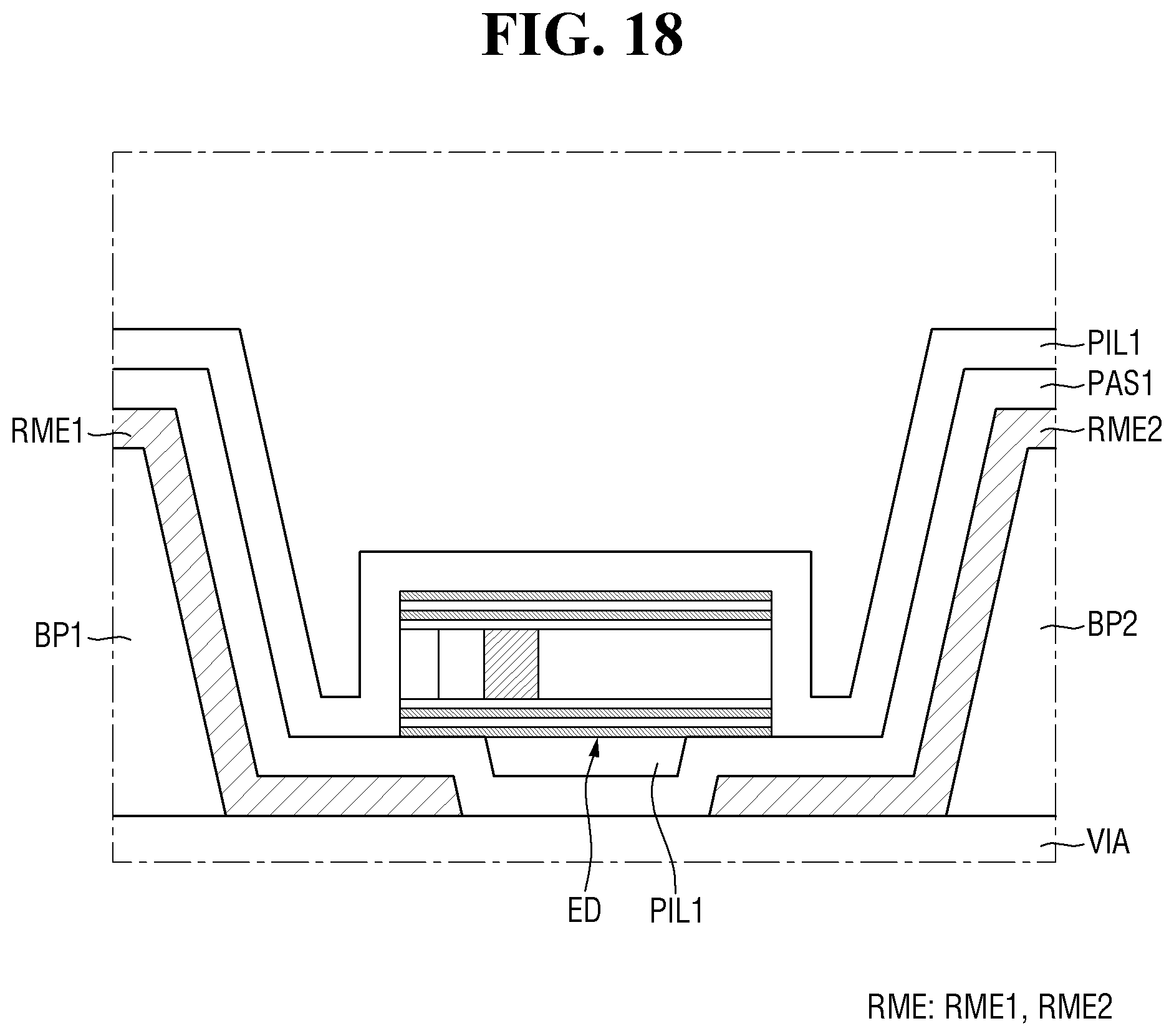 Patent US12414411 Figure 18 – Light emitting element with an insulating film comprising multiple pair layers