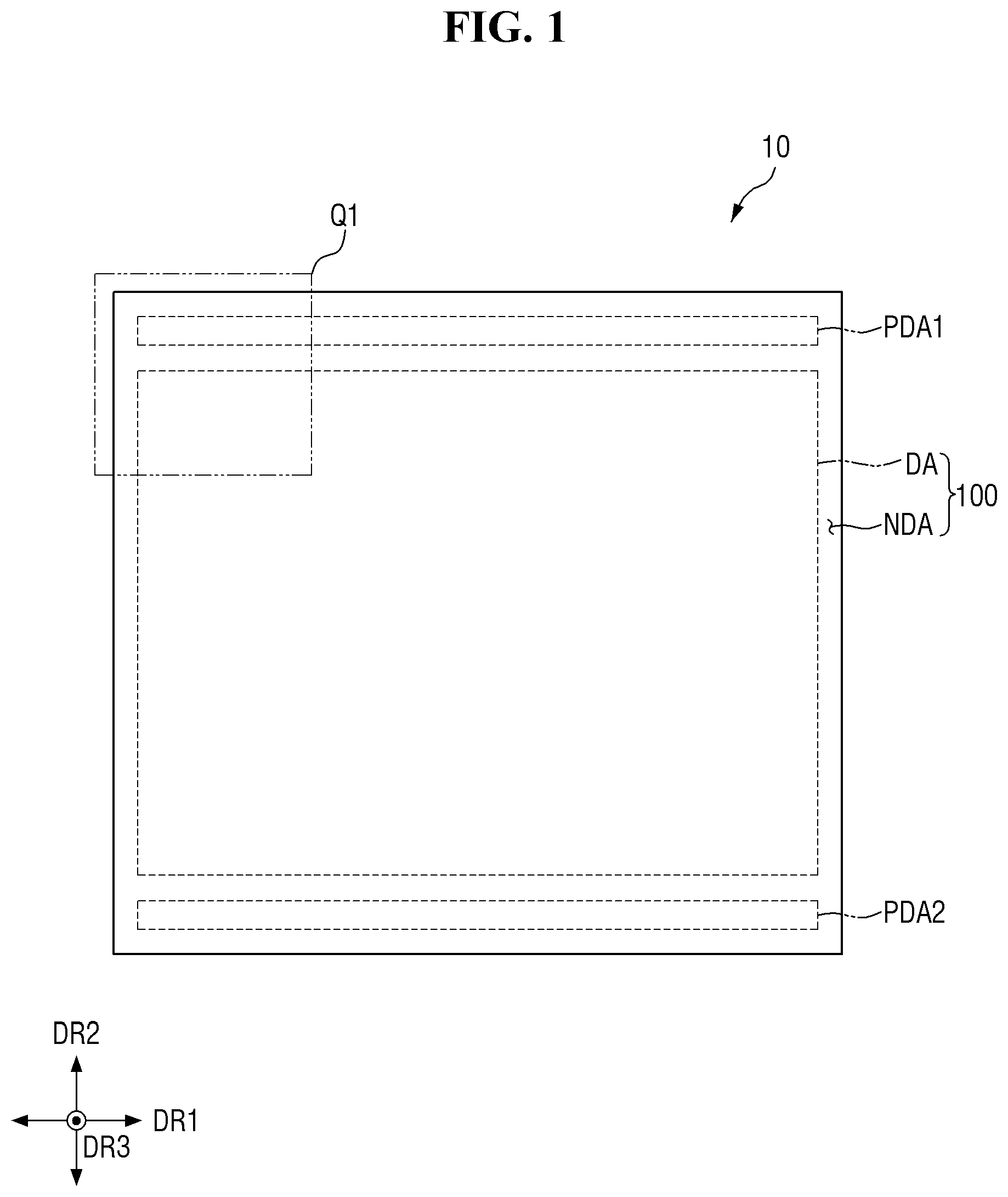 Patent US12414413 Figure 1 – Display device