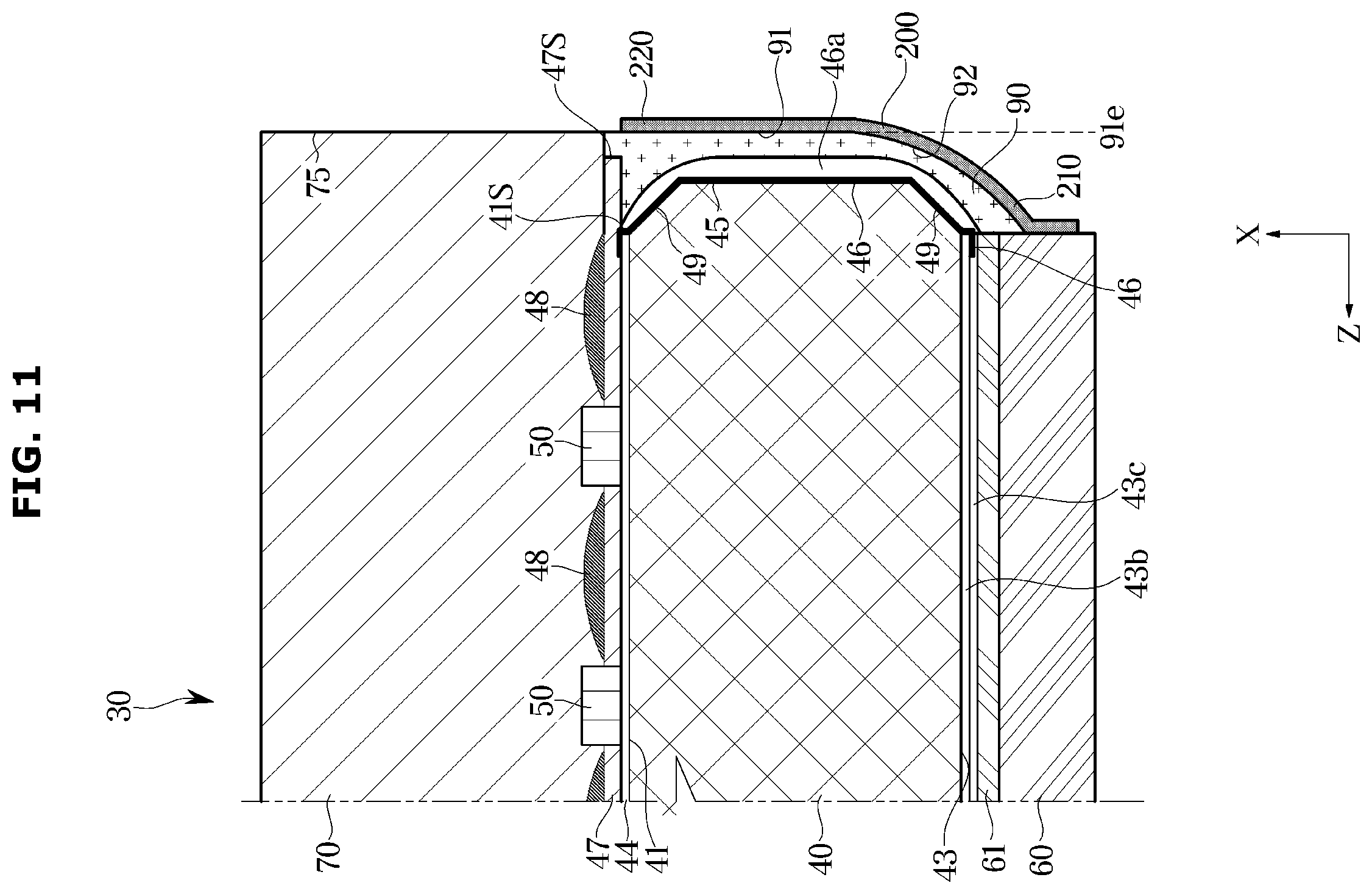 Patent US12414421 Figure 11 – Display apparatus having display module and manufacturing method thereof