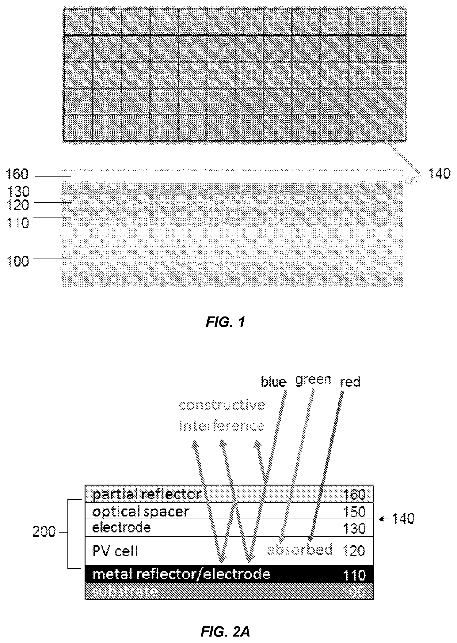 Patent US12414426 — Organic photosensitive devices with reflectors — Figure 1