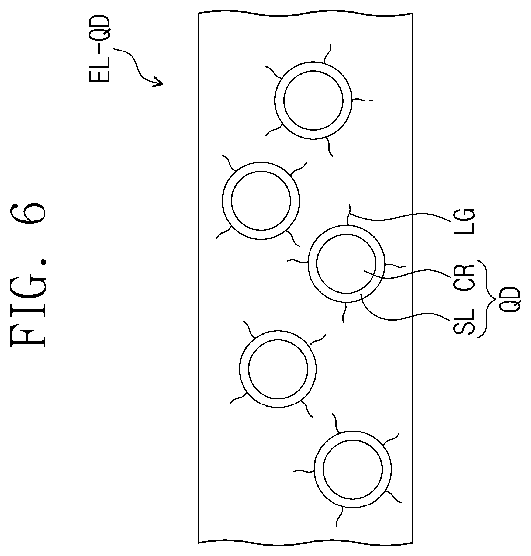 Patent US12414427 Figure 5 – Light-emitting element comprising quantum dots, display device including the same, and manufacturing method of the light-emitting element