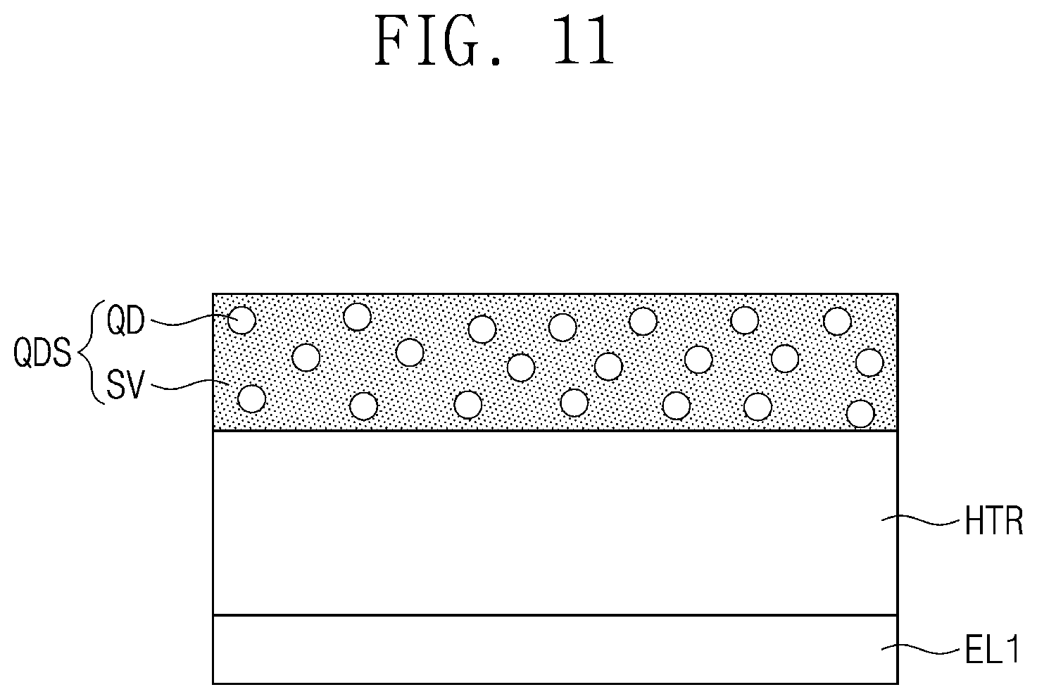 Patent US12414427 Figure 10 – Light-emitting element comprising quantum dots, display device including the same, and manufacturing method of the light-emitting element