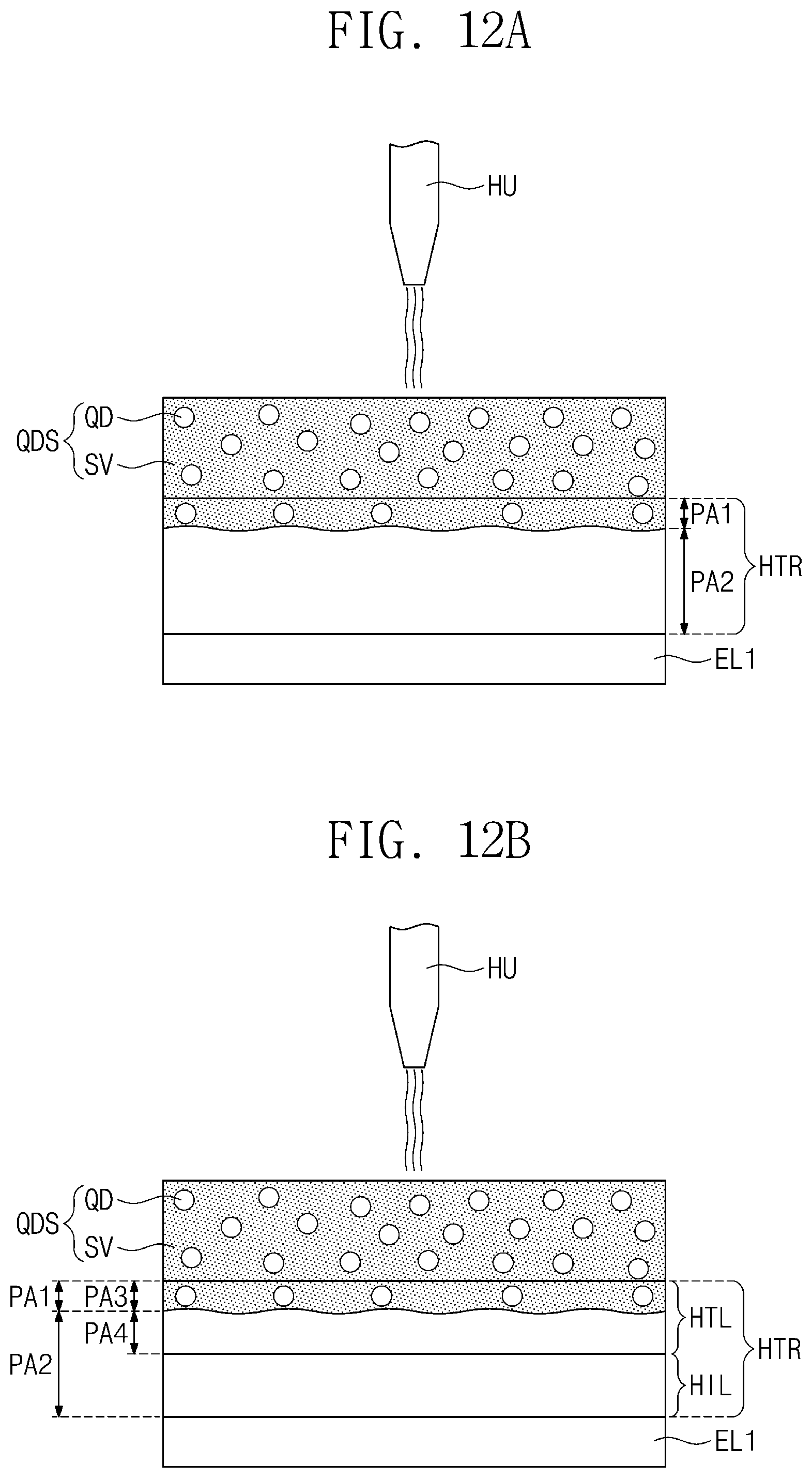 Patent US12414427 Figure 11 – Light-emitting element comprising quantum dots, display device including the same, and manufacturing method of the light-emitting element